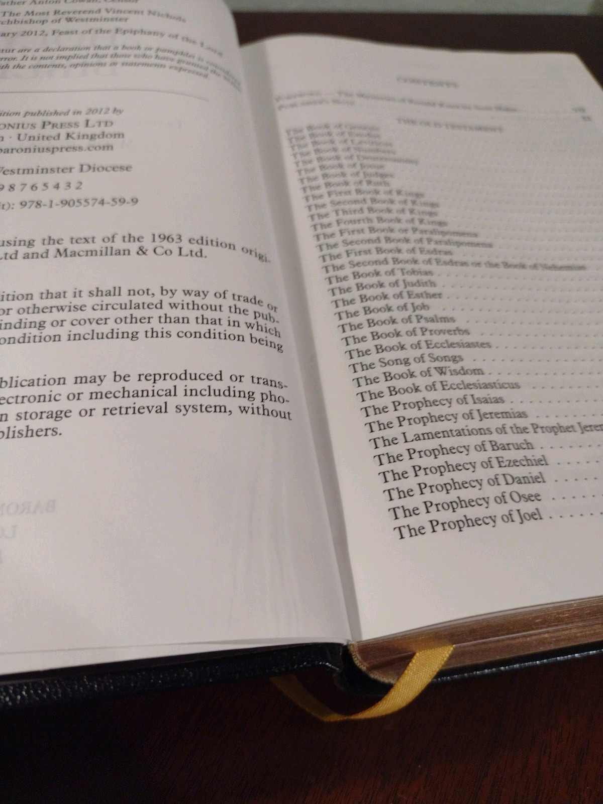 THE HOLY BIBLE, KNOX VERSION, MSGR RONALD KNOX, 2012, Baronius Press Hardcover