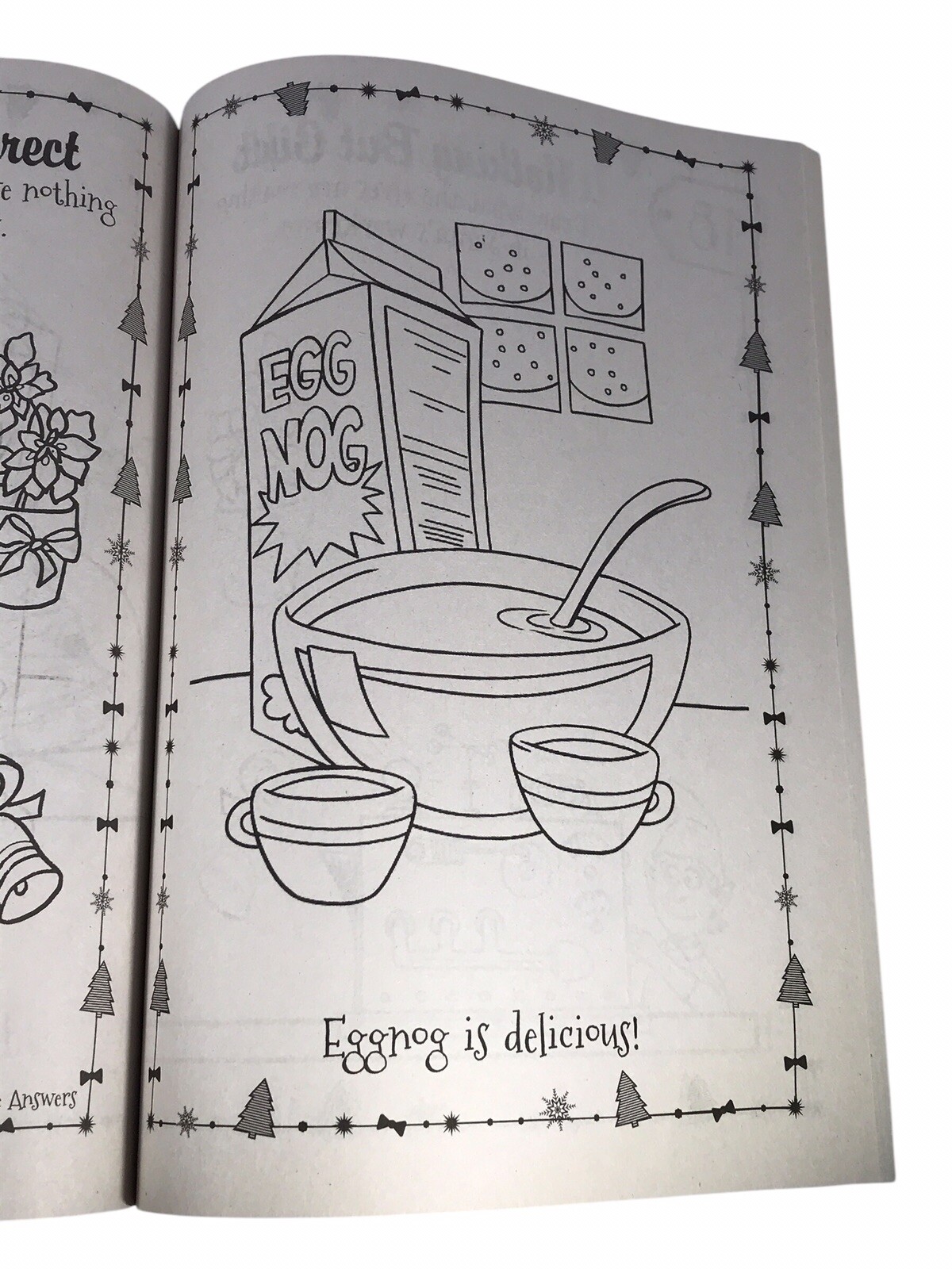 Santa’s On His Way Book Jumbo Coloring Activity Paperback 62 Pages