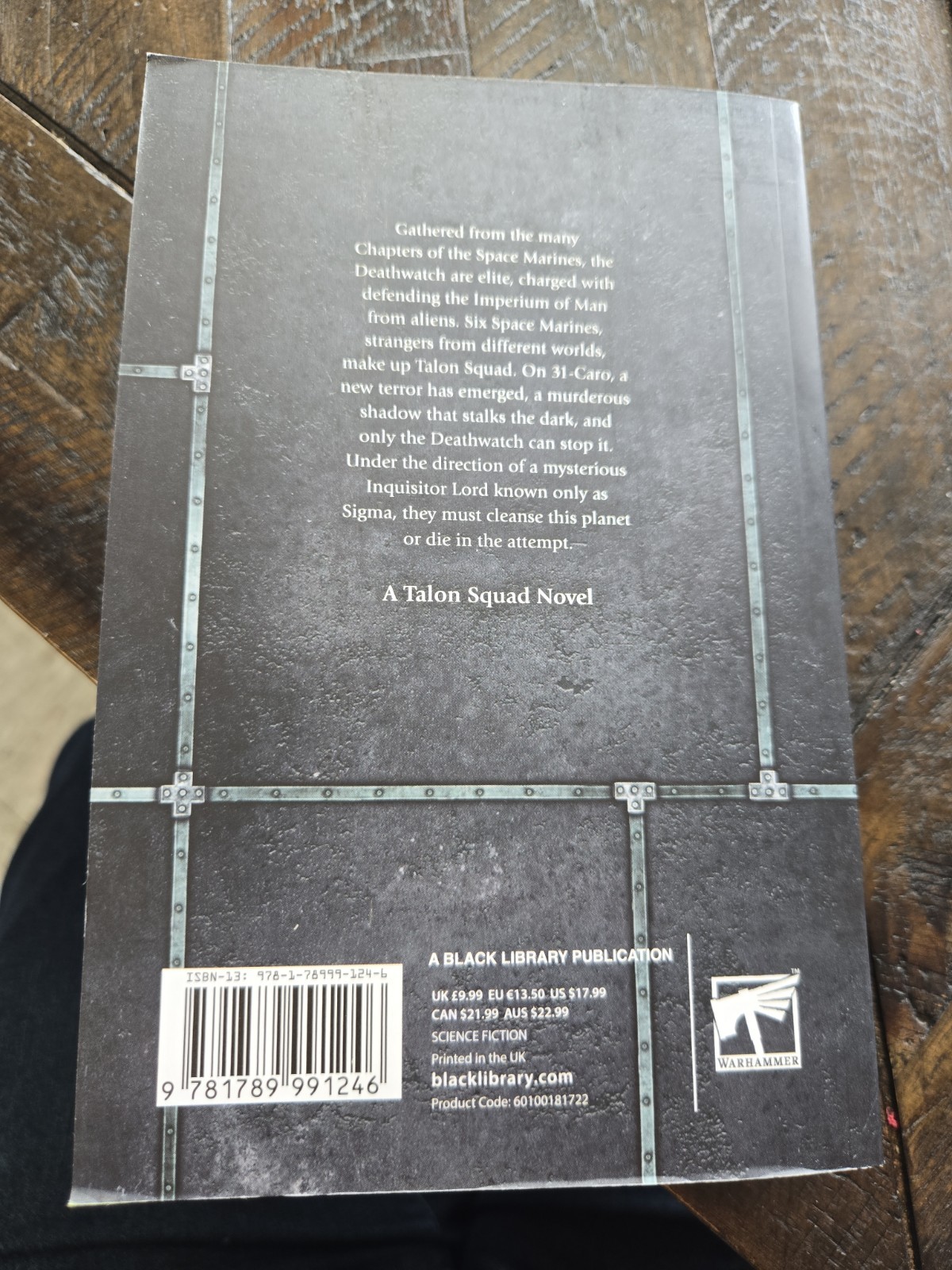 Deathwatch by Steve Parker (2026, Tradeback)