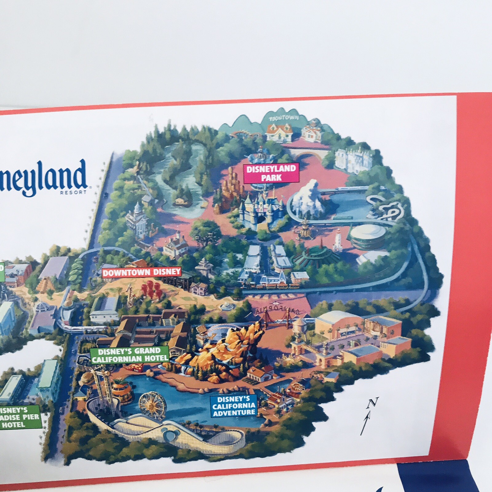 VTG Travel Guide Map For Disneyland Calif Resort 158 Pages By Birnbaum 2009 EUC