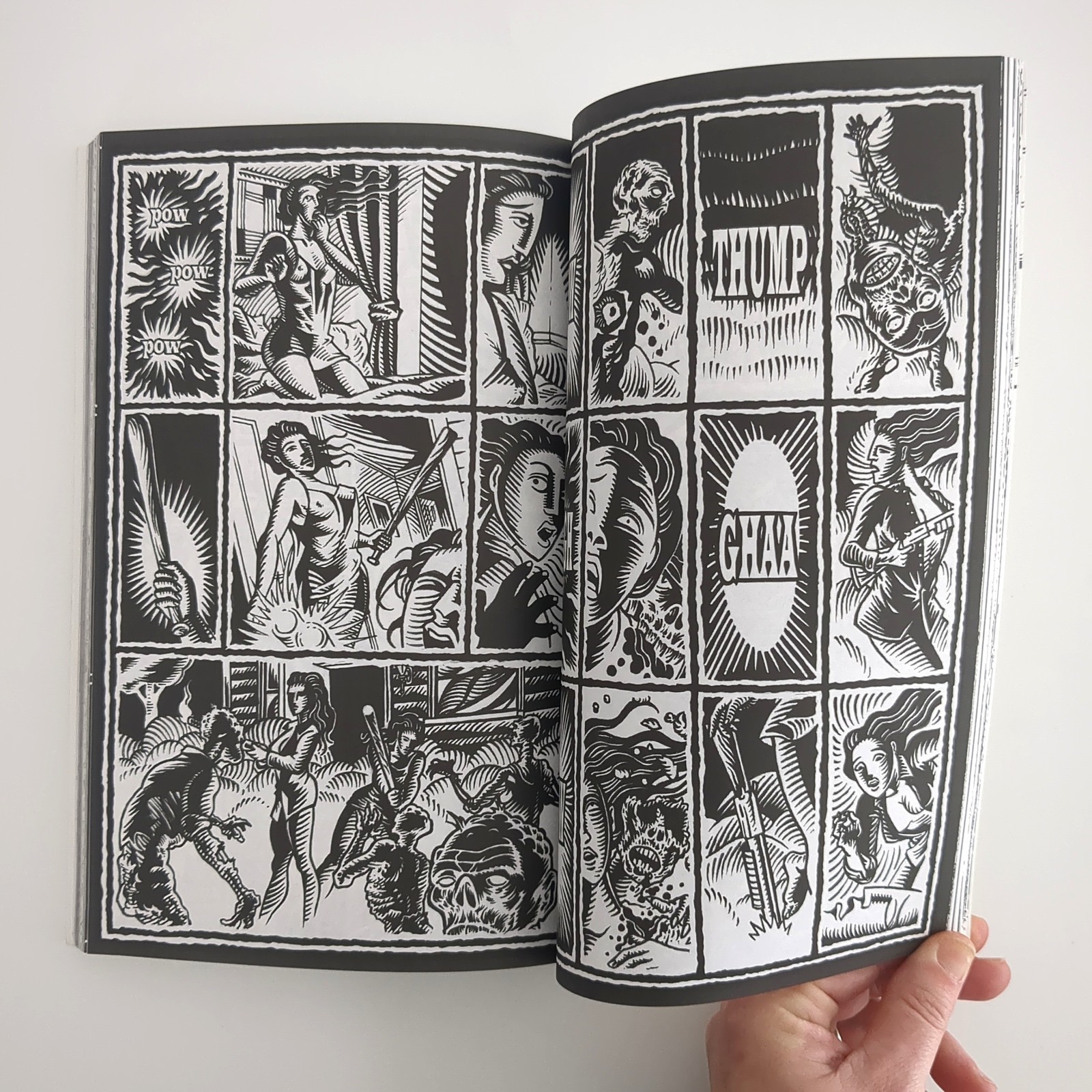 Headstatic Indie Horror Comics Anthology Paperback Book Jay Hacker 2004