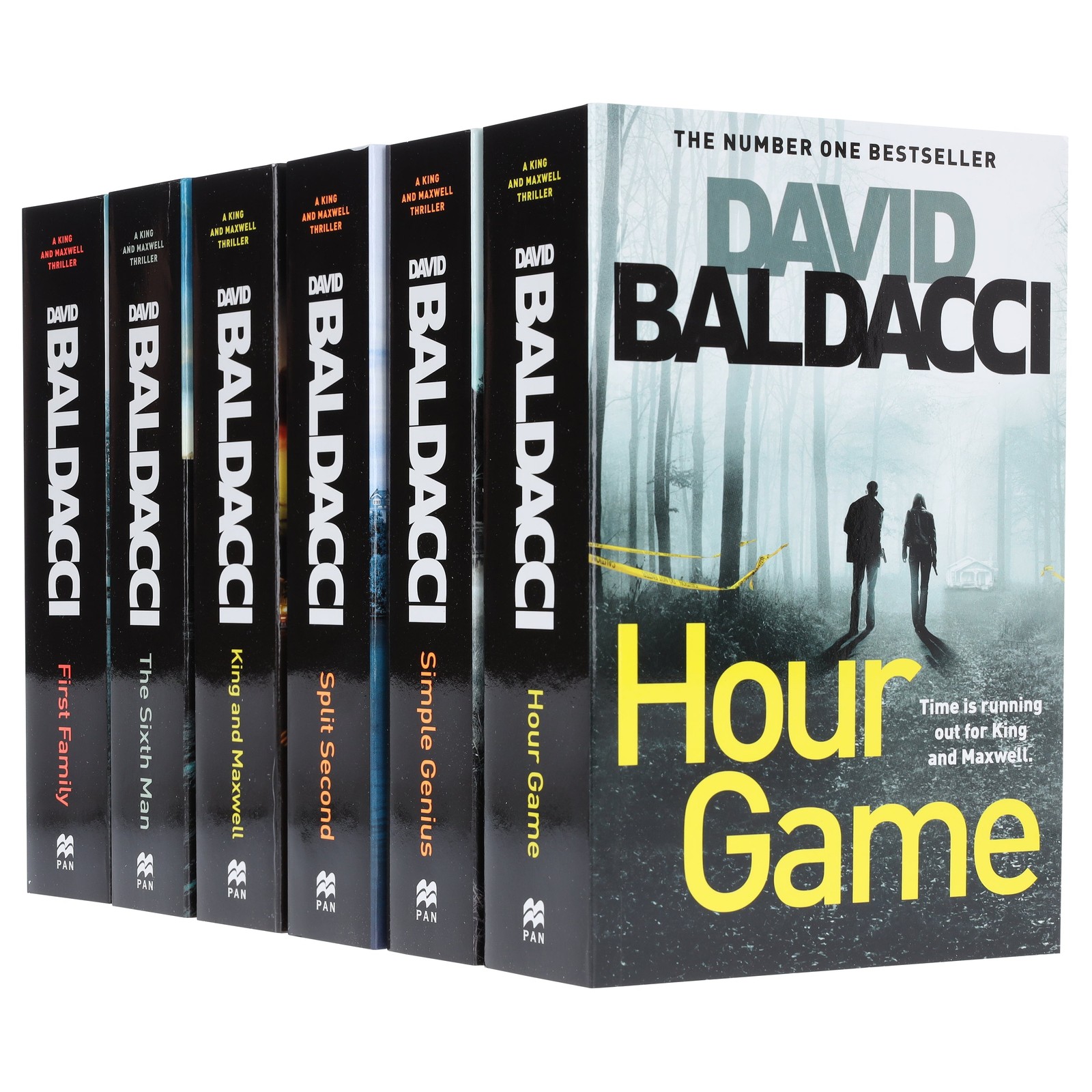King and Maxwell Series by David Baldacci: 6 Books Collection Set – Fiction – PB