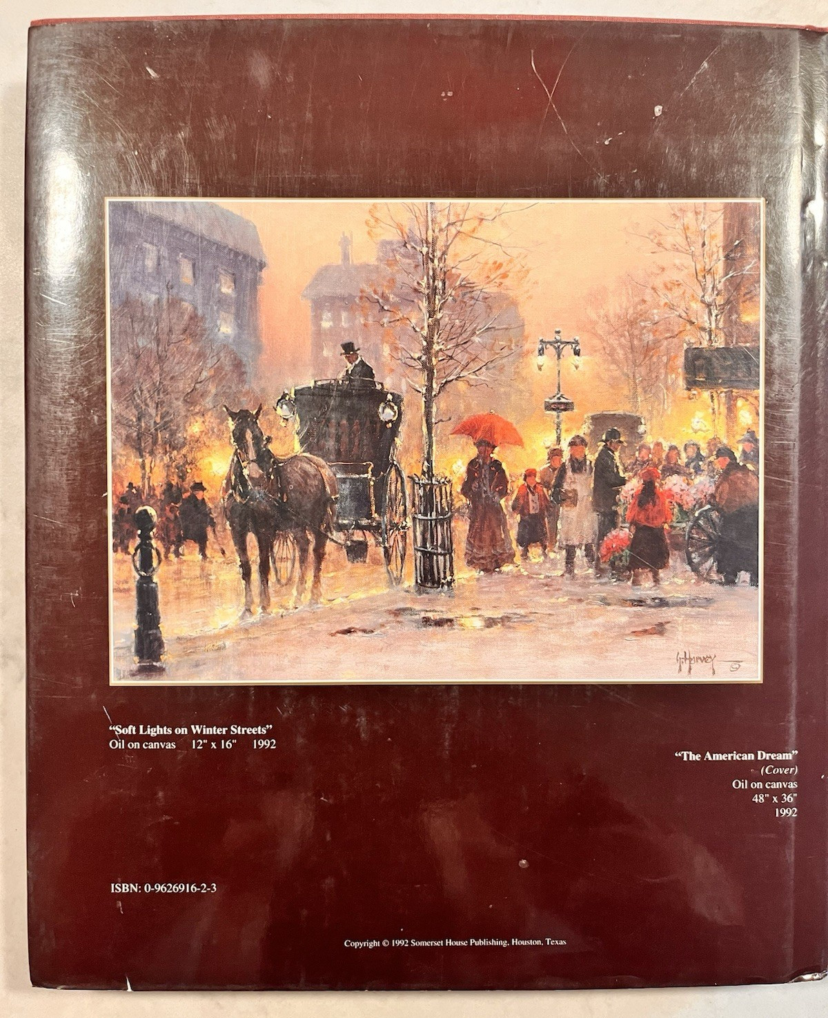 G. HARVEY “THE GOLDEN ERA-THE AMERICAN DREAM” (1992) Coffee Table Book, +++++