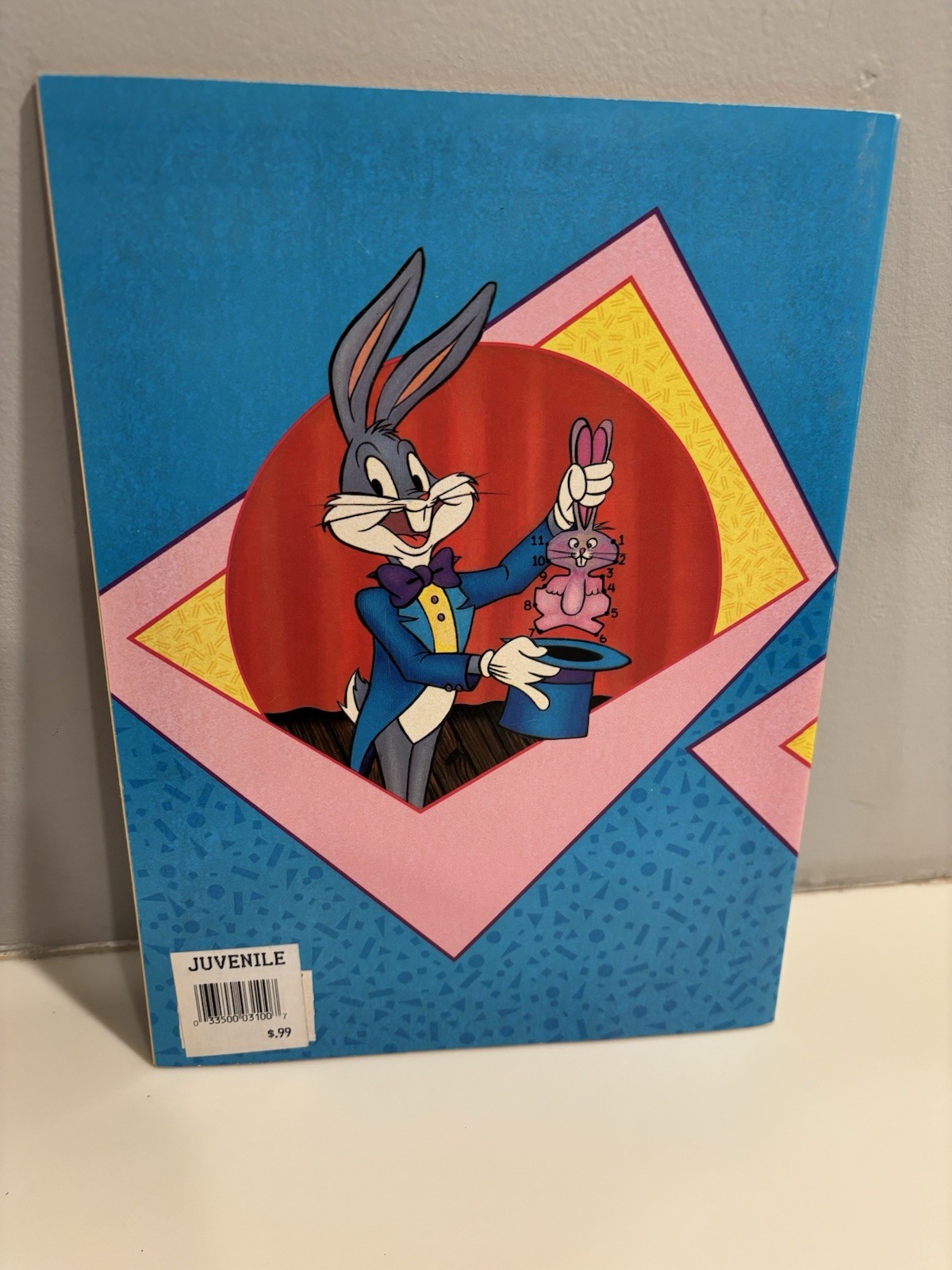 VINTAGE Looney Tunes Bugs Bunny Golden Books Coloring Color Dot Book 90s NEW