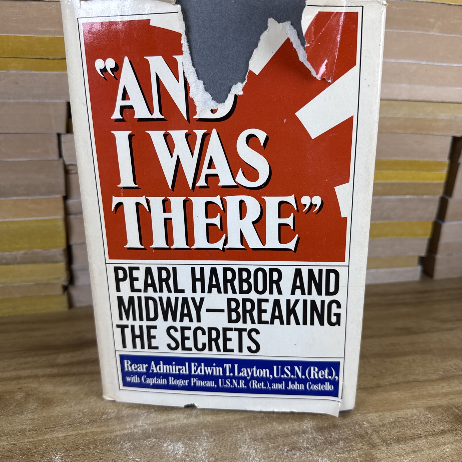 And I Was There Layton 1985 First Edition Pearl Harbor Midway History Morrow HC