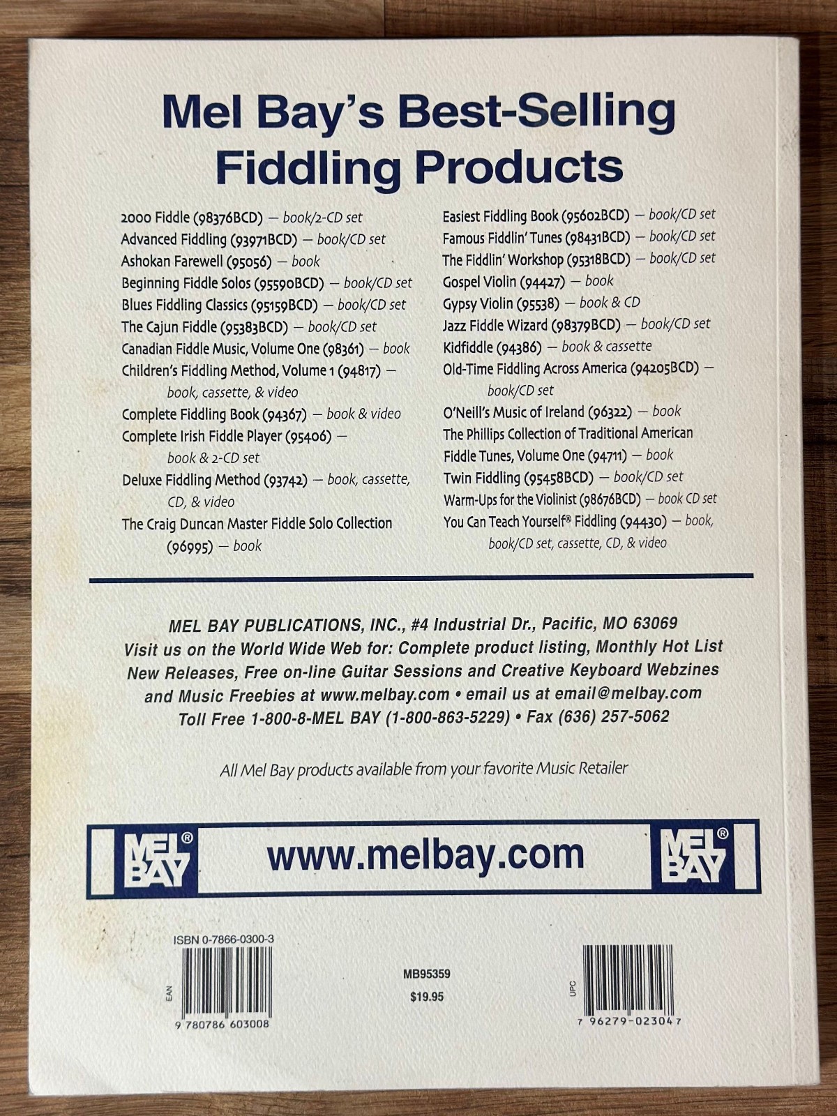 Used- Mel Bay Ryan’s Mammoth Collection 1050 Reels and Jigs by Patrick Sky