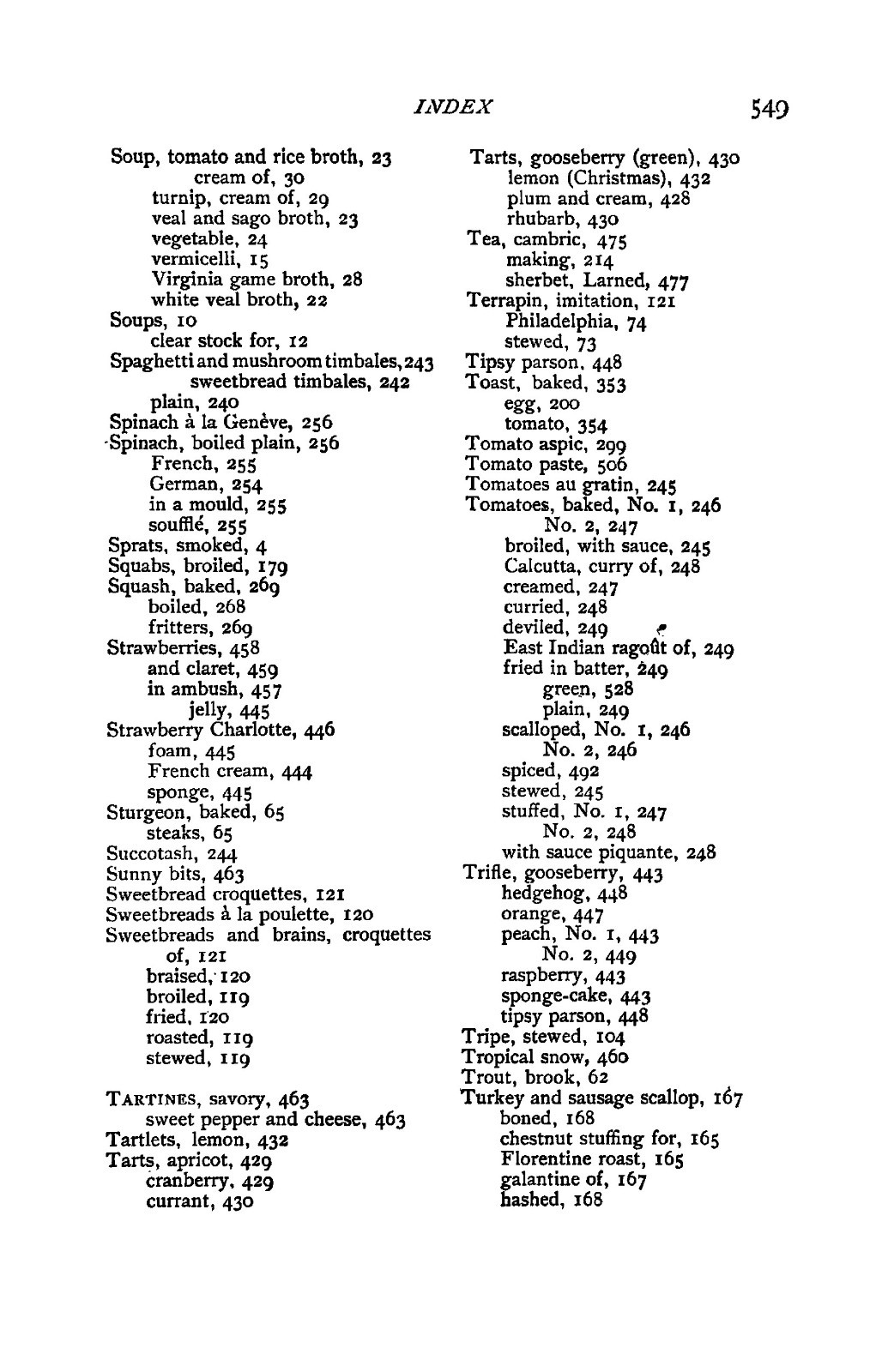 1896 The National Vintage Cook Book 555 Pages