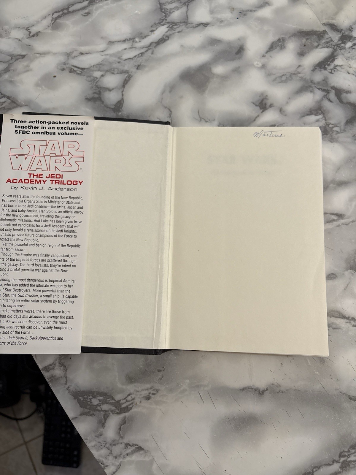 Star Wars Jedi Academy Trilogy Hardcover Book