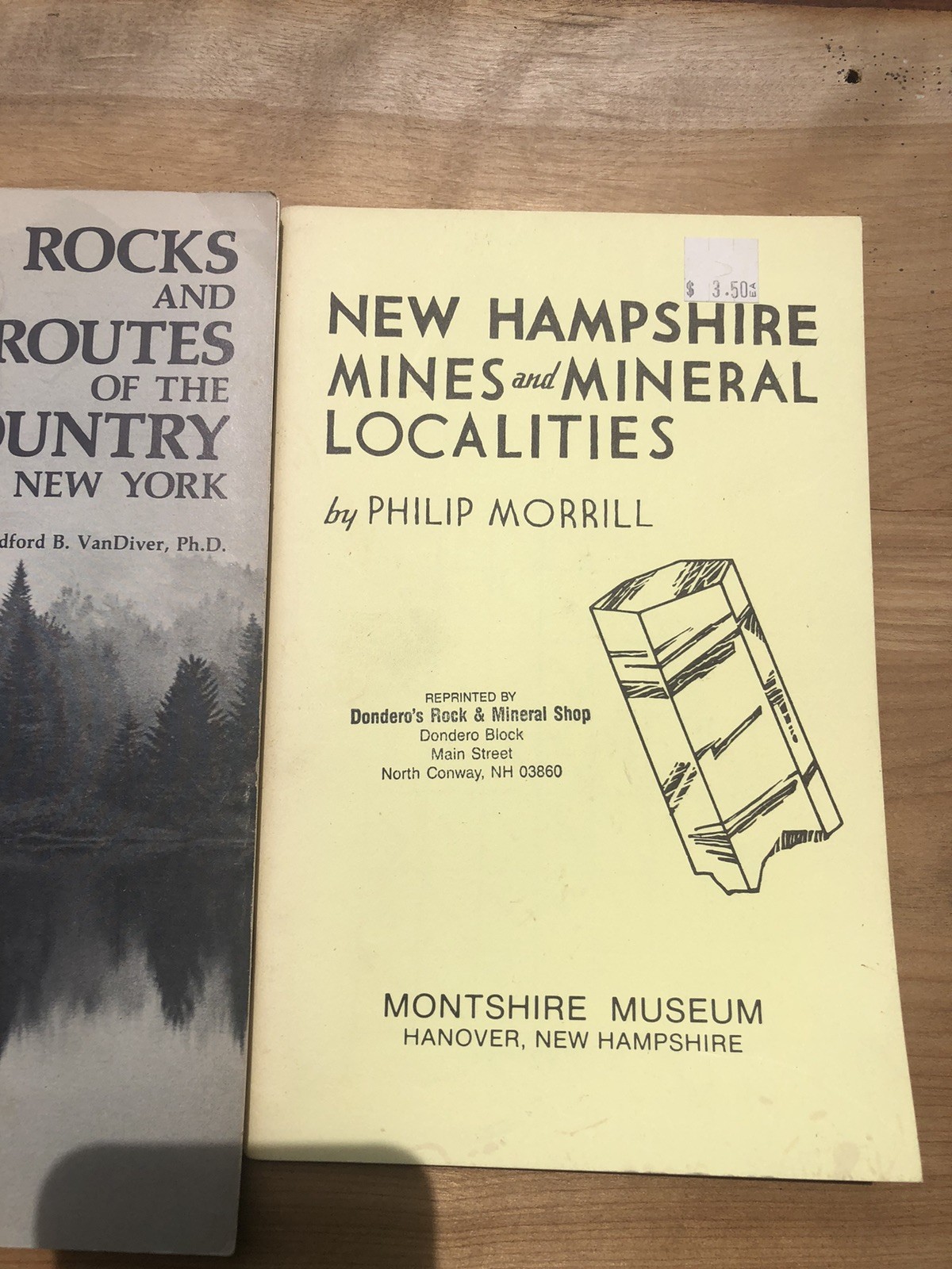 5 Book Lot Mineral & Gem Trails New York New Jersey Pennsylvania Maine Mines CT