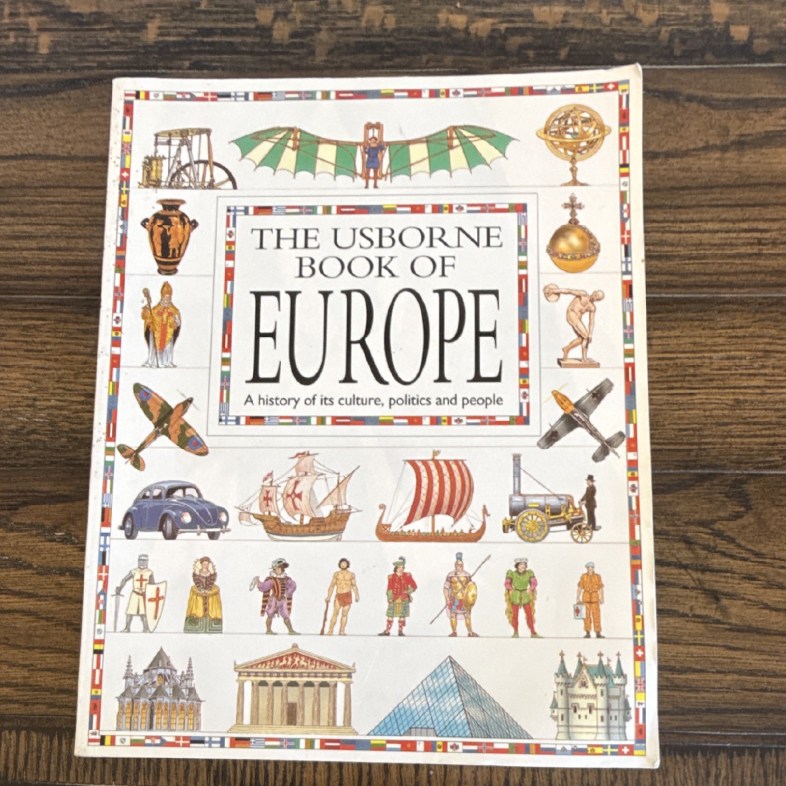 Usborne Book of Europe Rebecca Treays Paperback Ages 9-12 History Culture