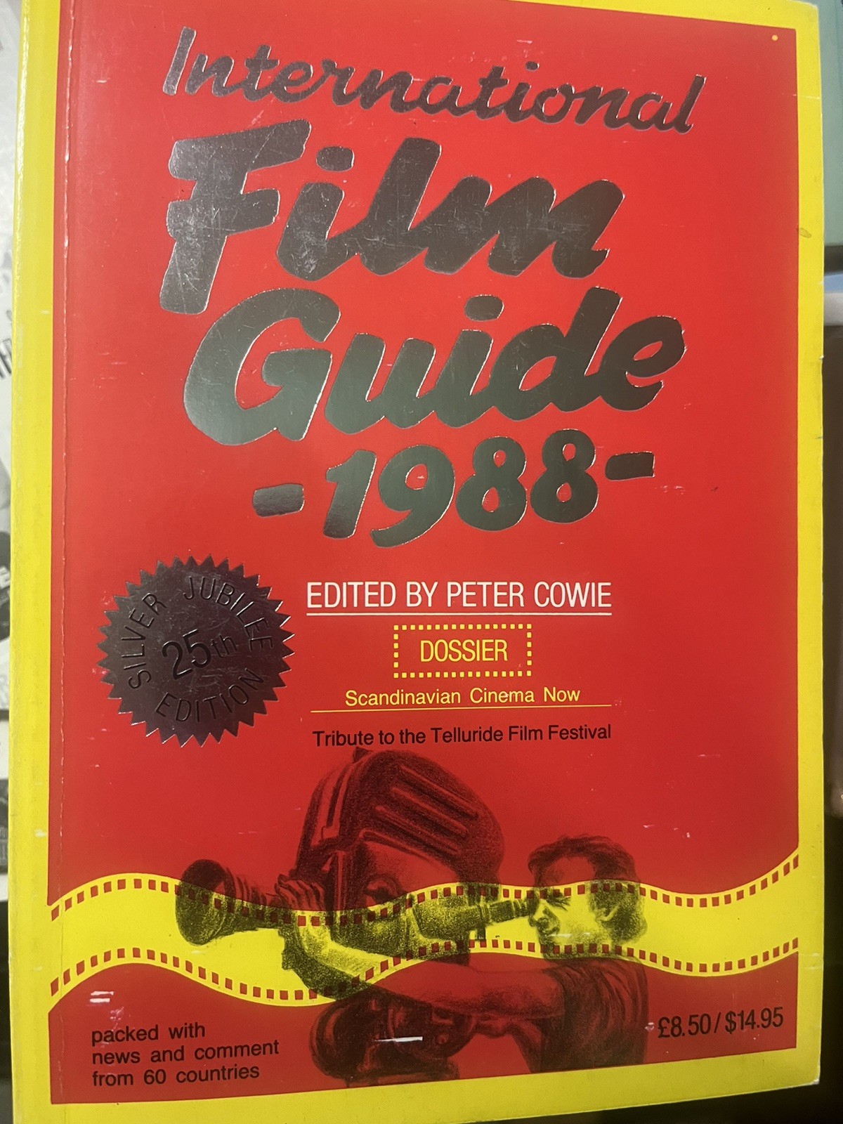 INTERNATIONAL FILM GUIDE 1988 *25TH SILVER JUBILEE ED. THICK SOFTCOVER BOOK