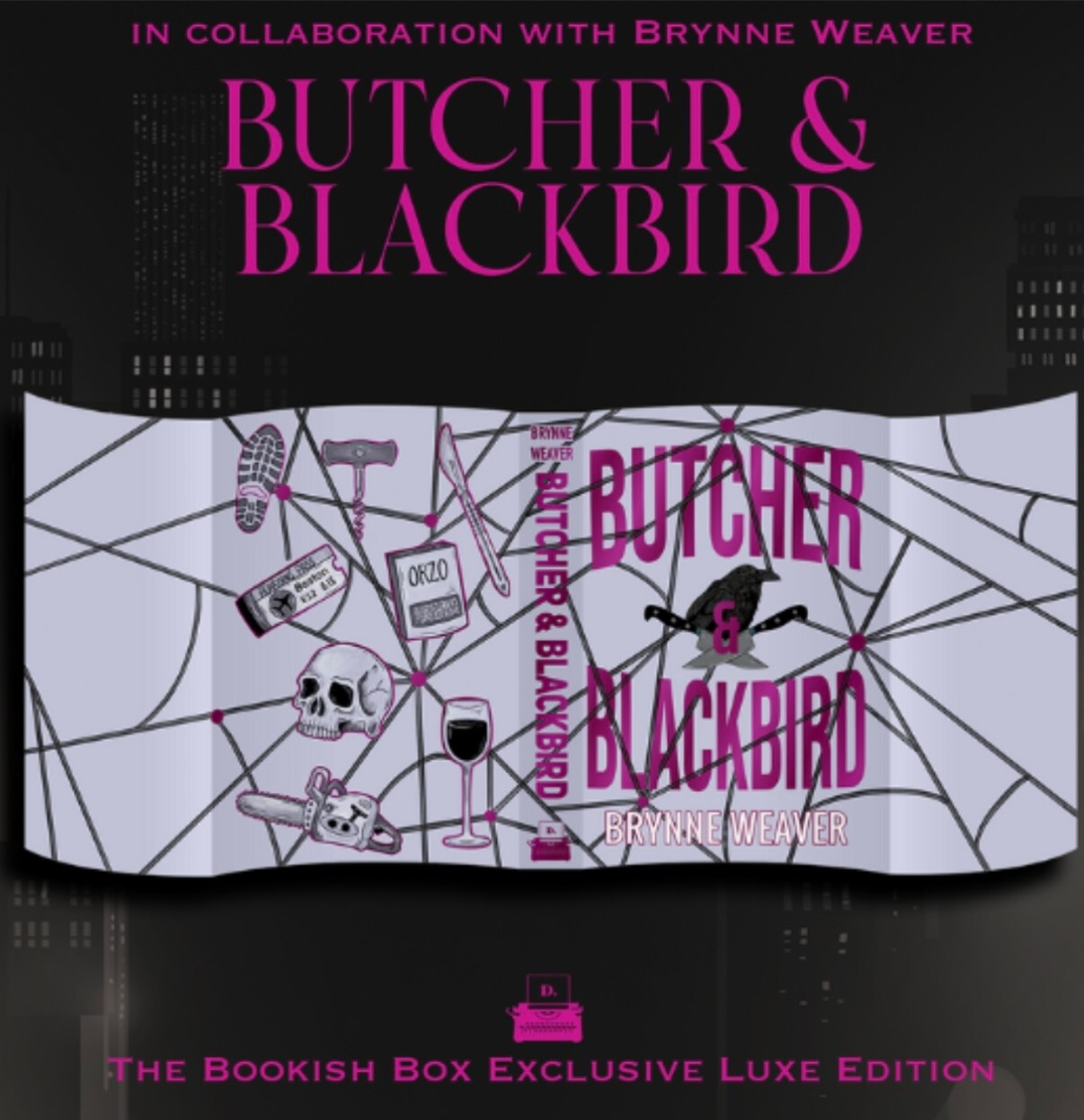 SIGNED Butcher & Blackbird Brynne Weaver BOOKISH HC Stenciled w/ Sticker SEALED