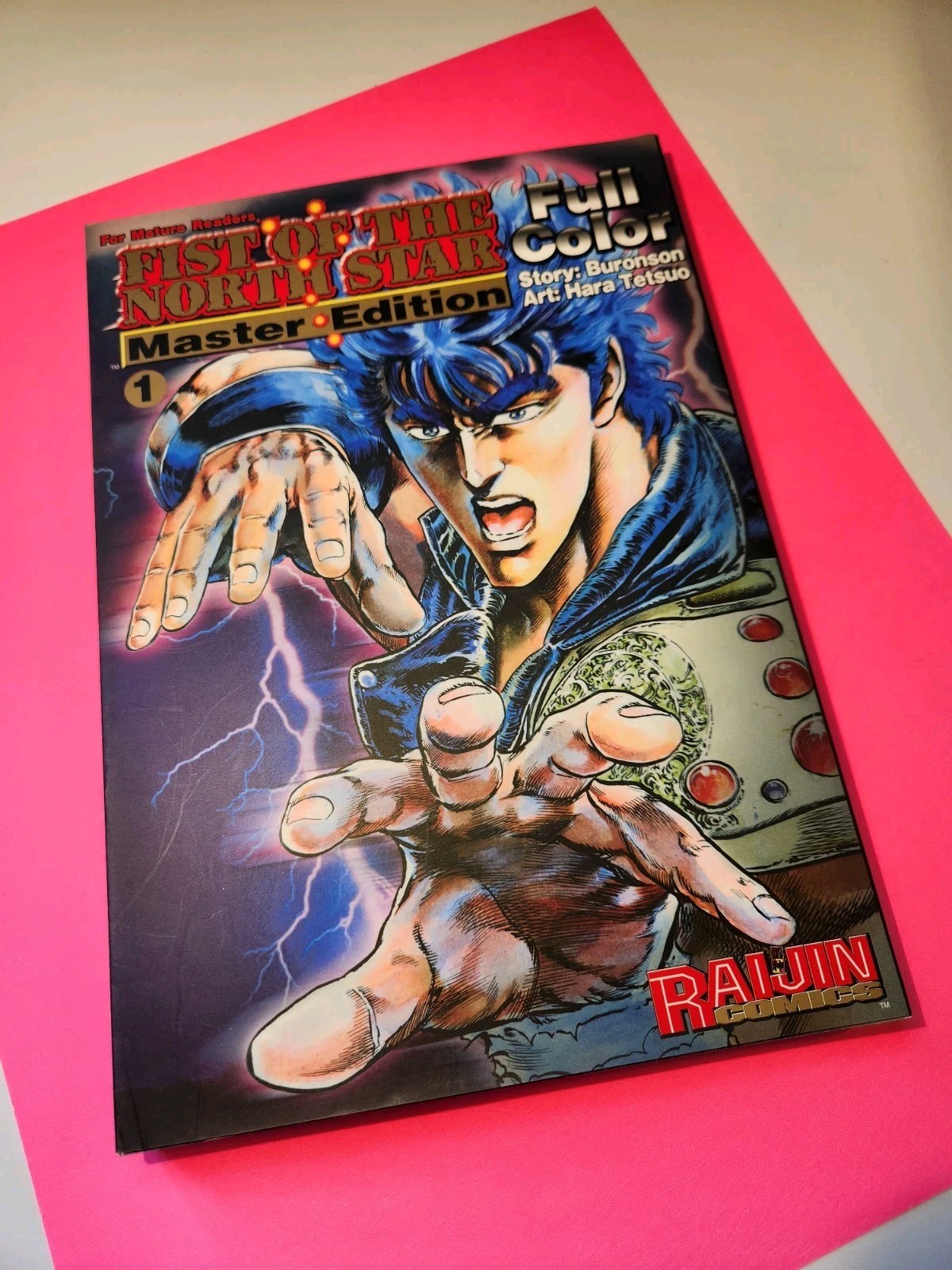 FOTNS Vol 1 Raijin Fist of the North Star Master Edition 2003 Buronson 1st print