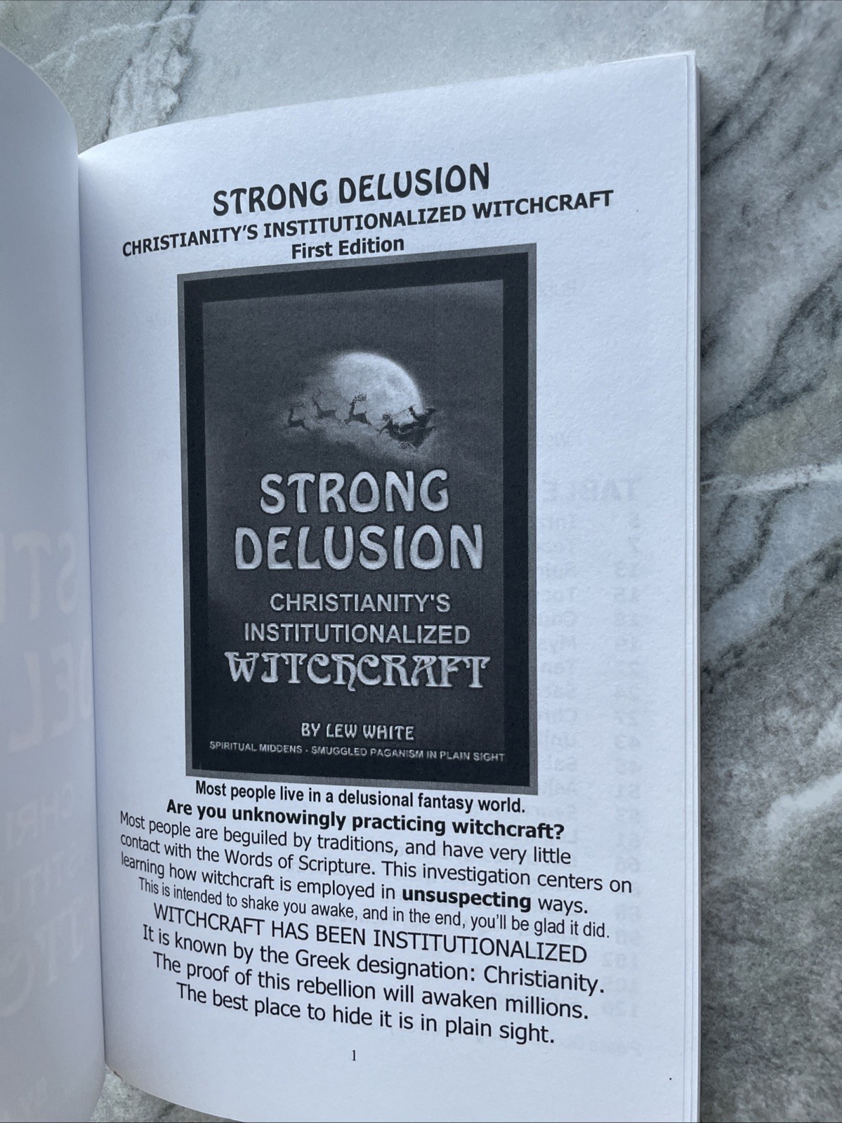 Strong Delusion Christianity’s Institutionalized Witchcraft Lew White