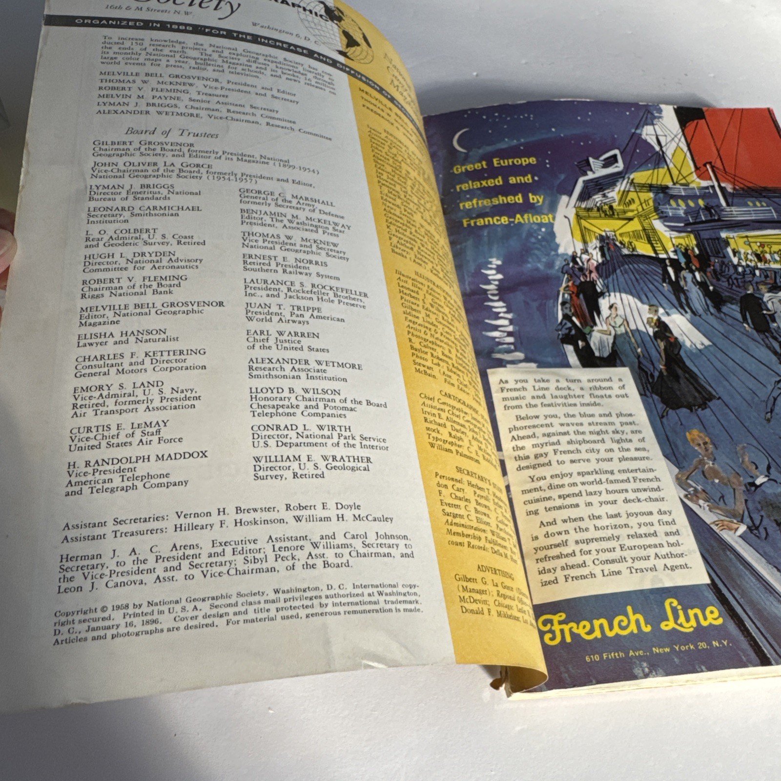 National Geographic Magazine, February 1958 Volume CXIII No 2