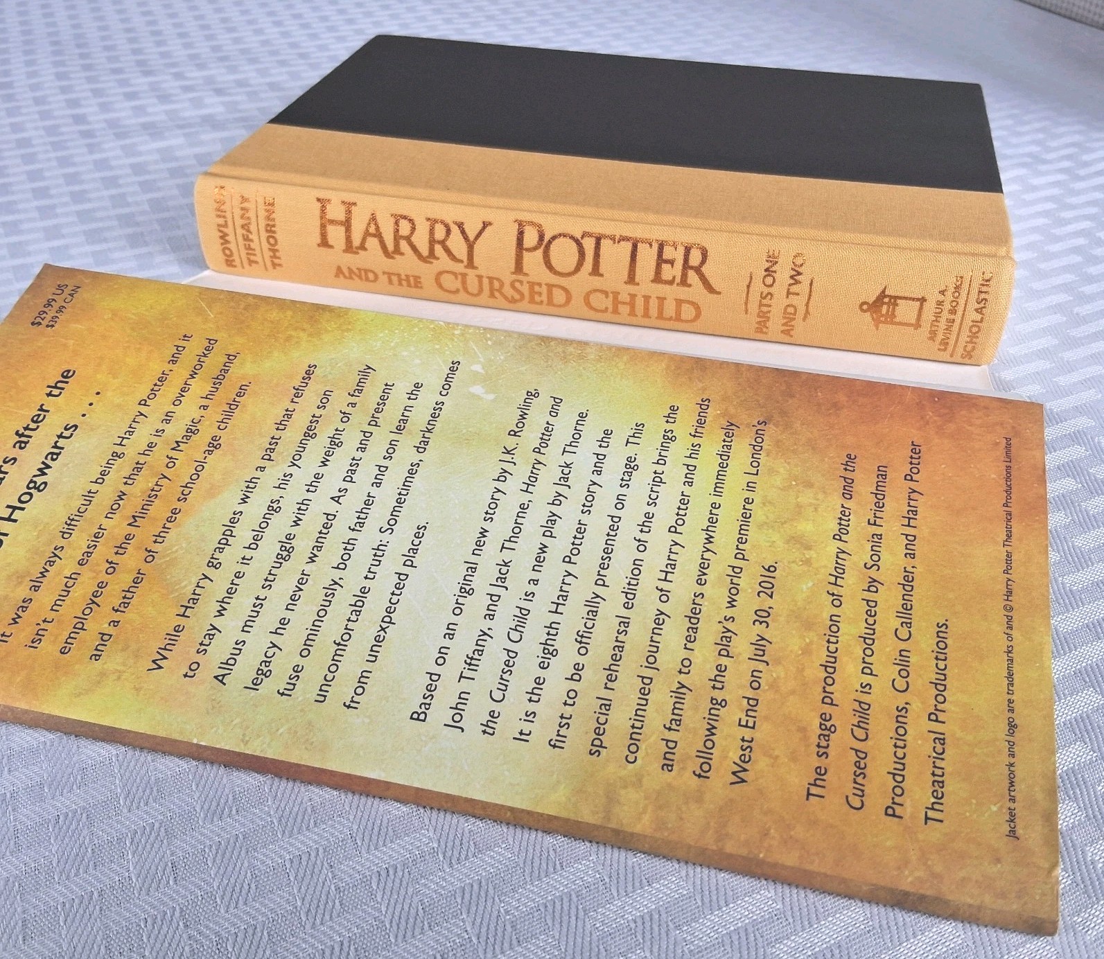 Harry Potter And The Cursed Child HBDJ 1st Edition J.K. Rowling 2016 1st. Ed. LN
