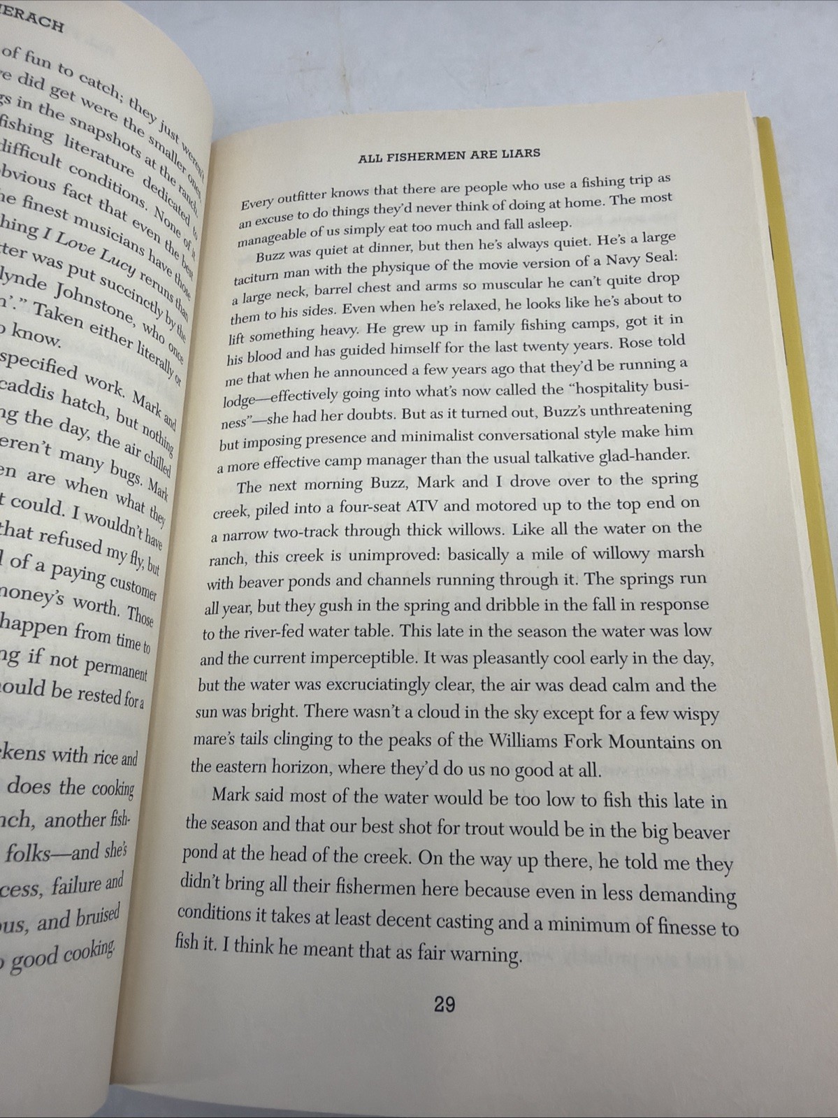 All Fishermen Are Liars Hardcover John Gierach