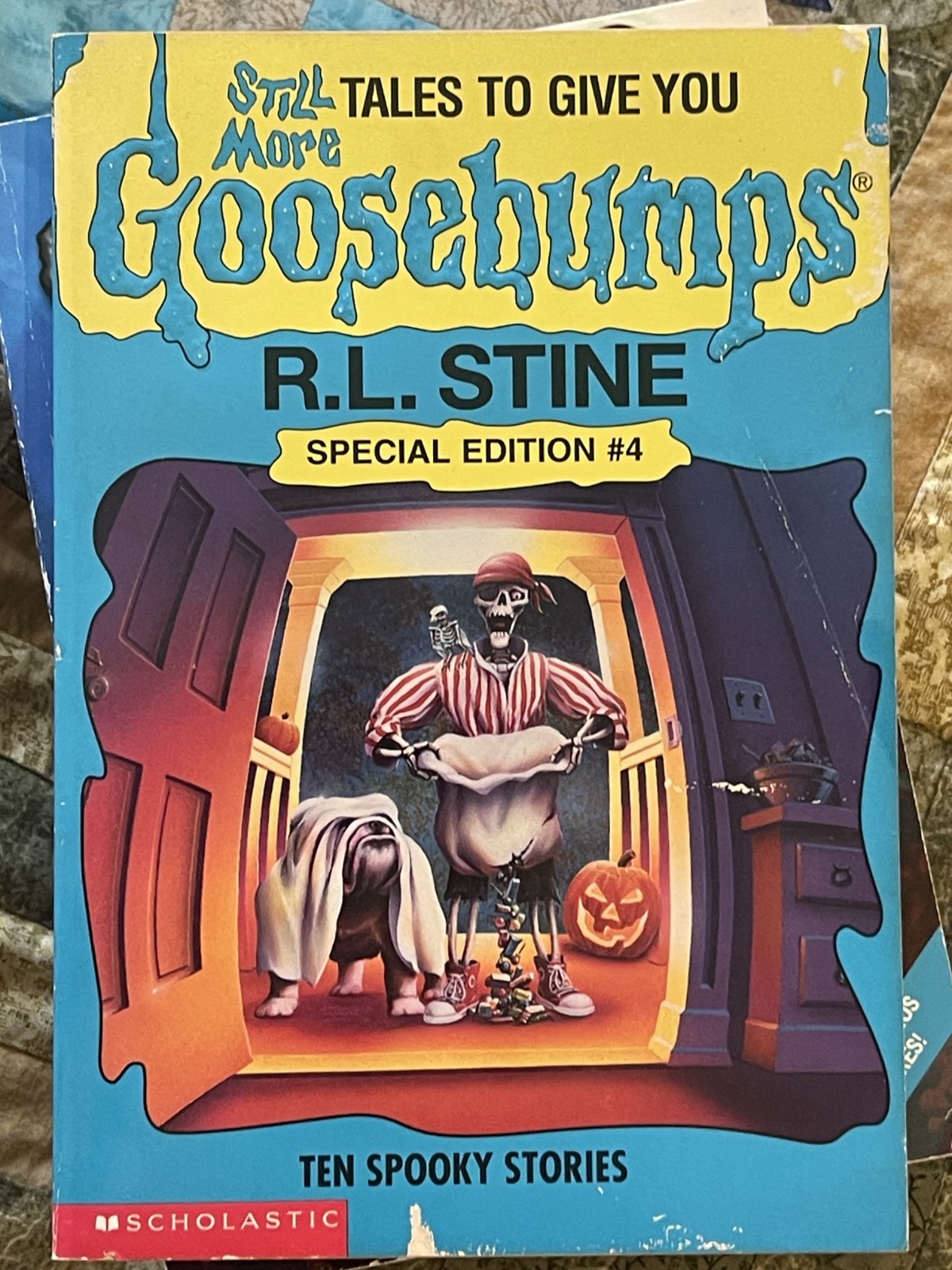 Goosebumps Books Lot of 8 – One 1990s, others from 2000s RL Stine Not Numbered