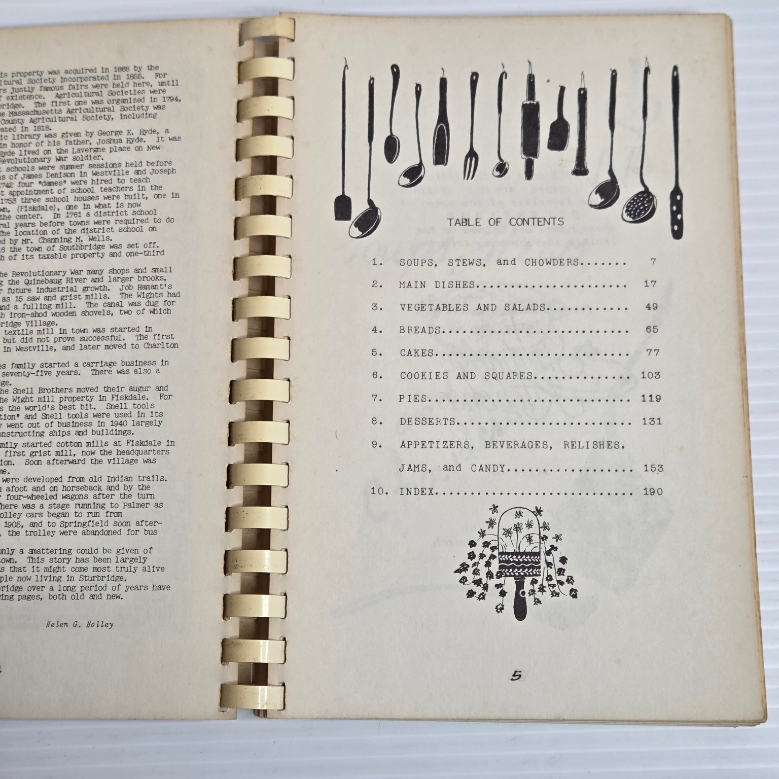 Sturbridge Kitchens Cookbook 1970 10th Printing Community Recipes Massachusetts