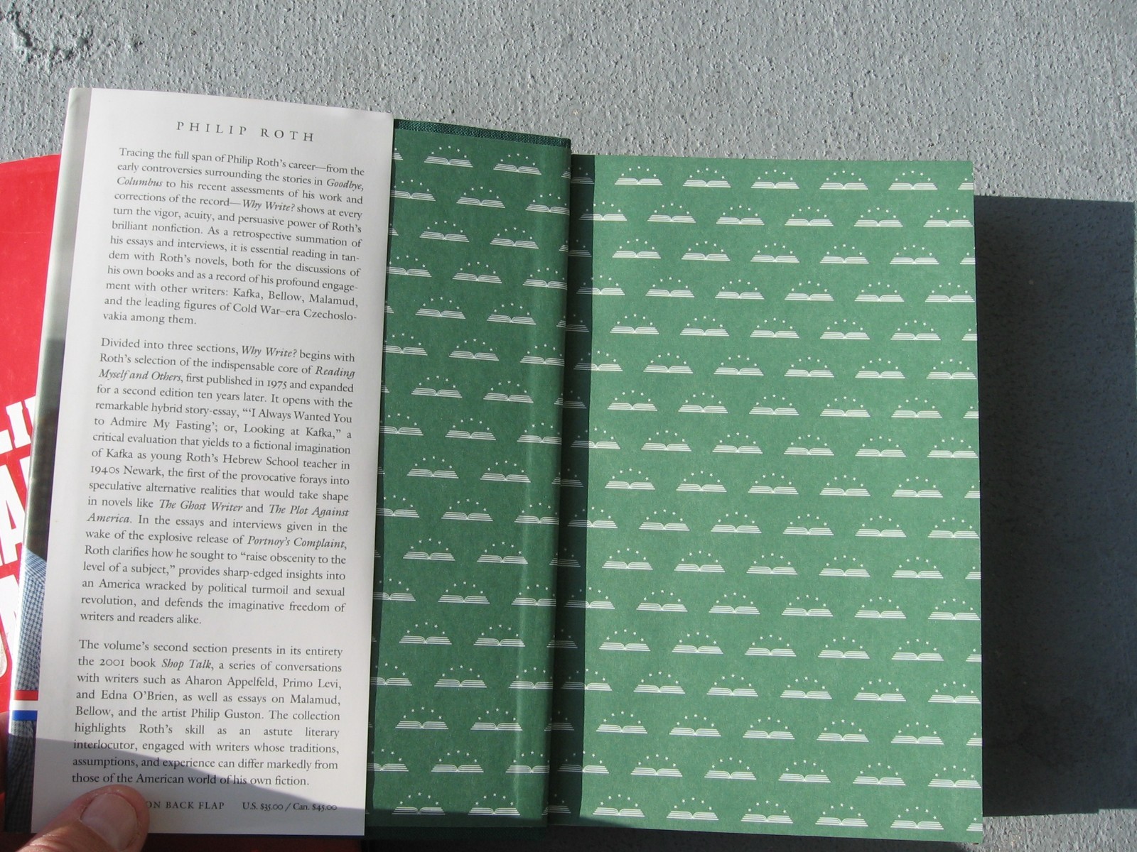 4 Philip Roth Books: I Married Communist, Collected Nonfiction 1960-2014, Reader