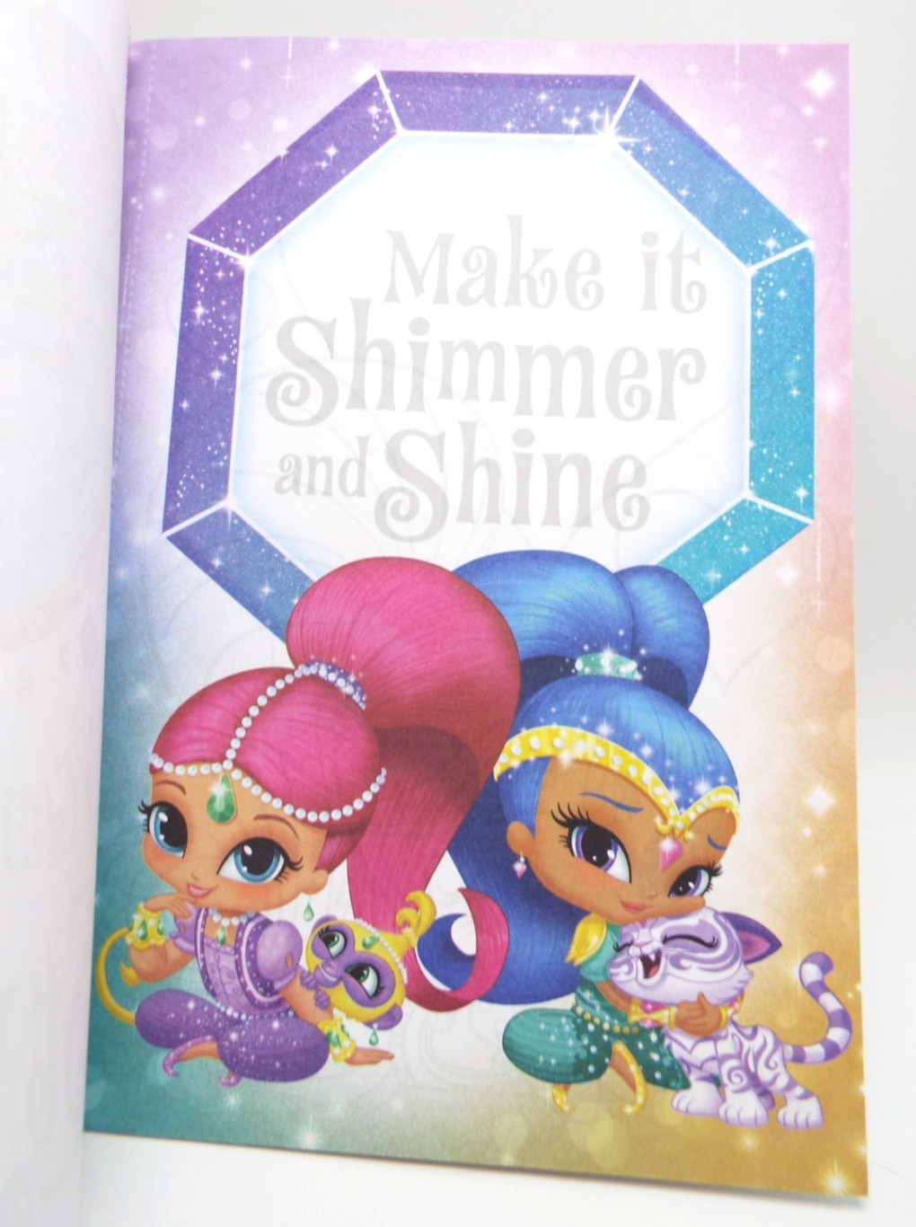 2 Shimmer and Shine books: Shapes & Colors / Hand Lettering Pre-K Workbook NEW*