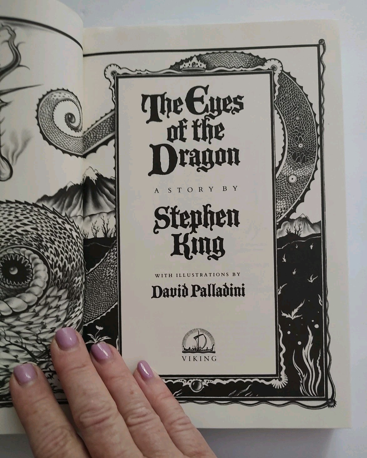Eyes of the Dragon by Stephen King (1987, HC) ~ First Edition, First Printing