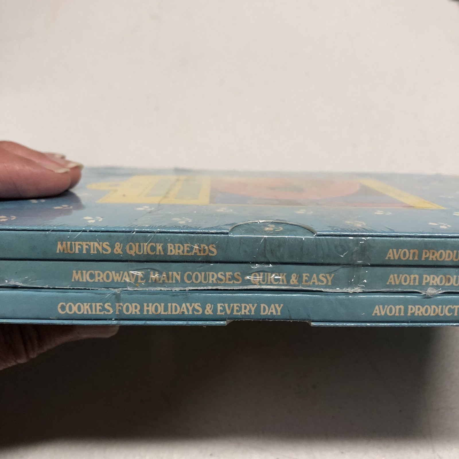 New Sealed Vintage 80s Avon No Nonsense Cookbook Trio by Irena Chalmers Book Set