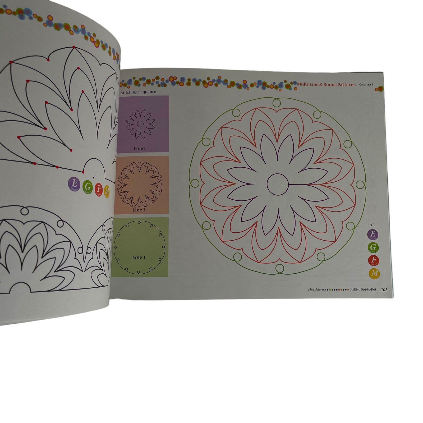 Lot 2 AQS Bundle: Quilting Dot-to-Dot, Adaptable Quilting Designs -DETAILS BELOW