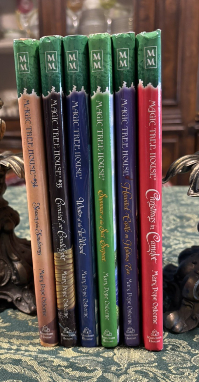 Lot of 6 Magic Tree House Hardcover Books w/ Dustjackets | Merlin Missions 29-34
