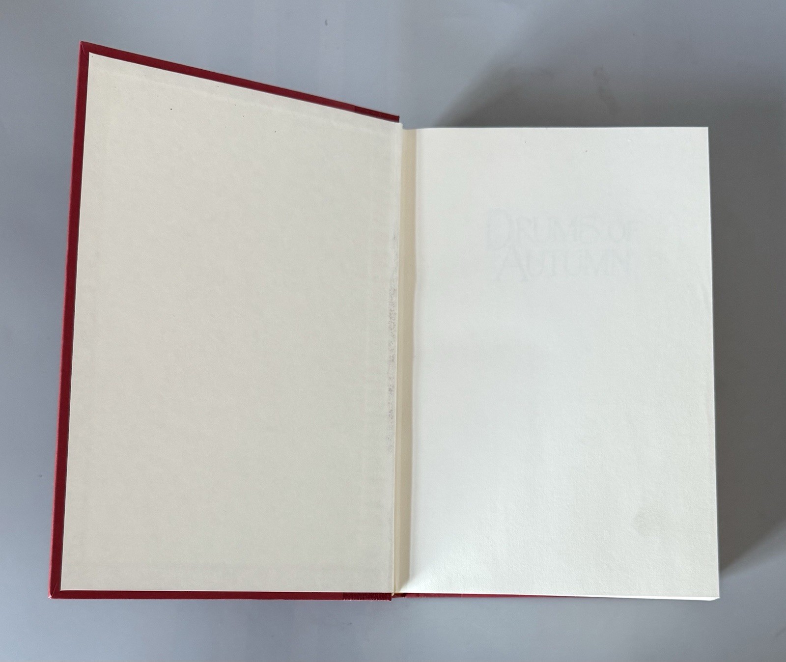 Drums of Autumn by Diana Gabaldon — 1st Edition/Print — HCDC — 1997 Delacorte