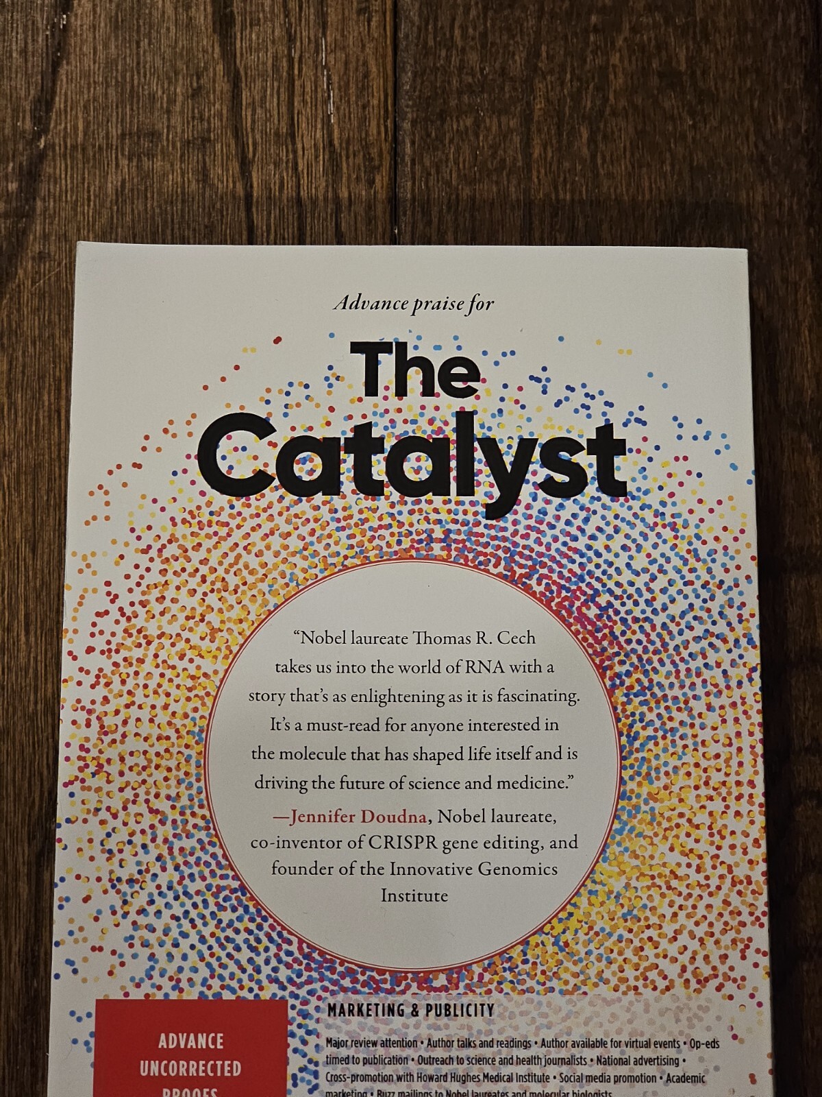 Catalyst : RNA and the Quest to Unlock Life’s Deepest Secrets – Tom Cech 2024 PB