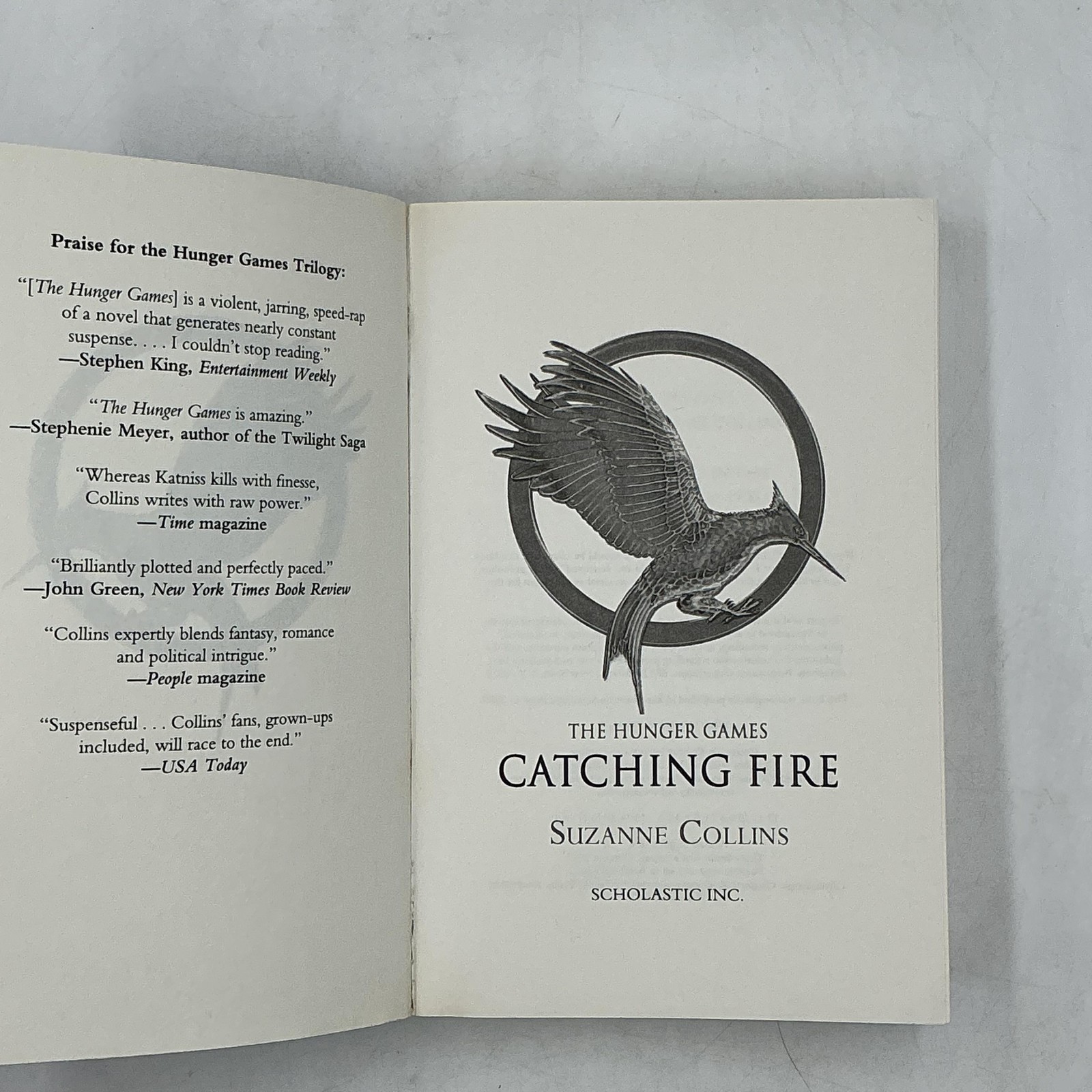 The Hunger Games Trilogy Suzanne Collins Scholastic Black Box Set Paperback