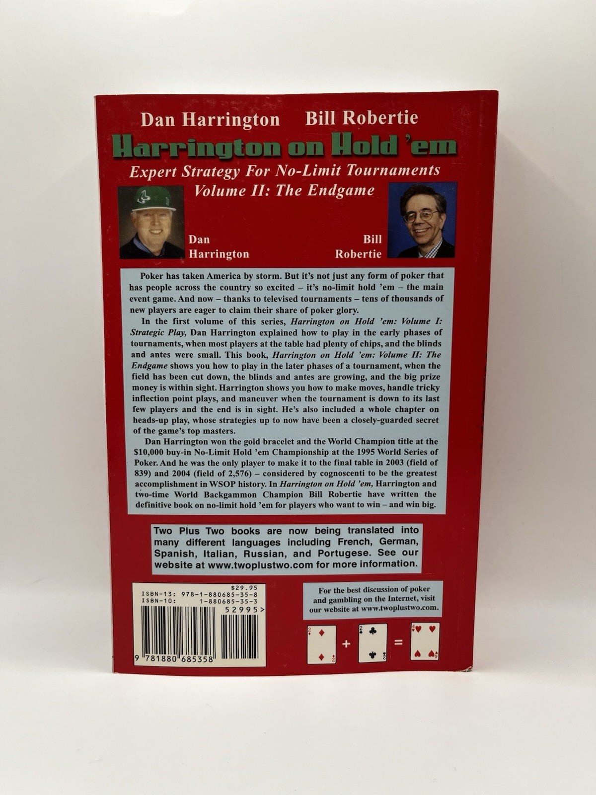 Harrington on Hold ’em Volume 2: Expert Strategy Dan Harrington Poker Book