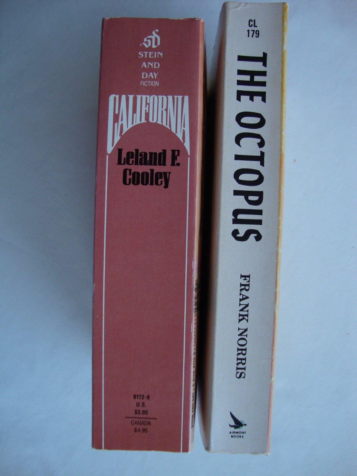 2 new OCTOPUS, CALIFORNIA pb books HISTORICAL DRAMA paperbacks FICTION, rare