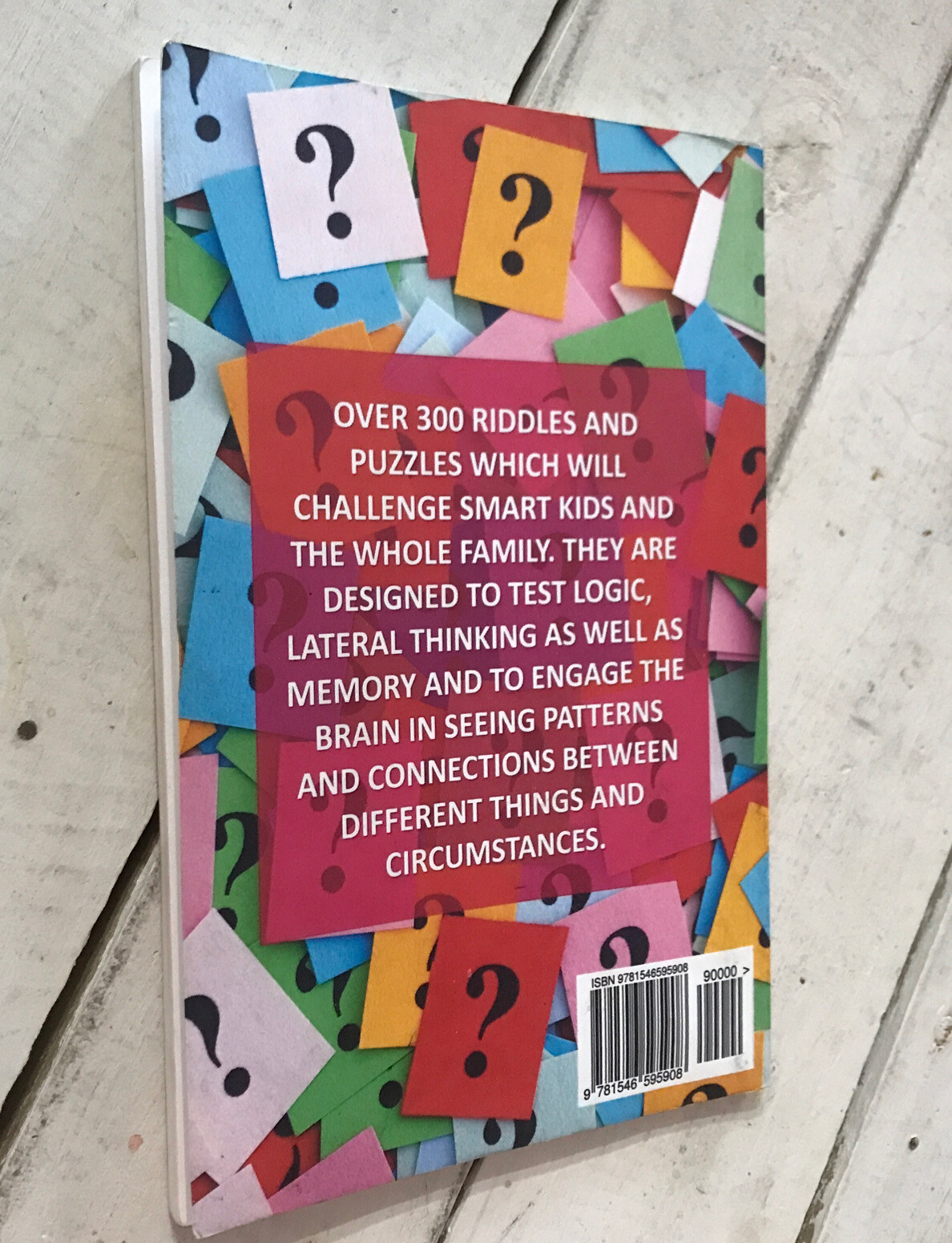 Books for Smart Kids Difficult Riddles for Smart Kids by M. Prefontaine