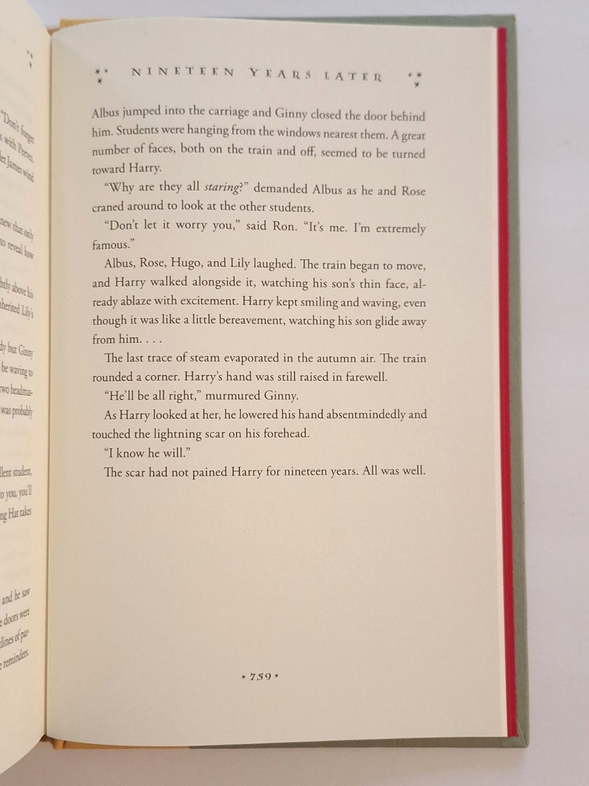 HARRY POTTER and The Deathly Hallows RARE First Edition Page 759 Error- HC