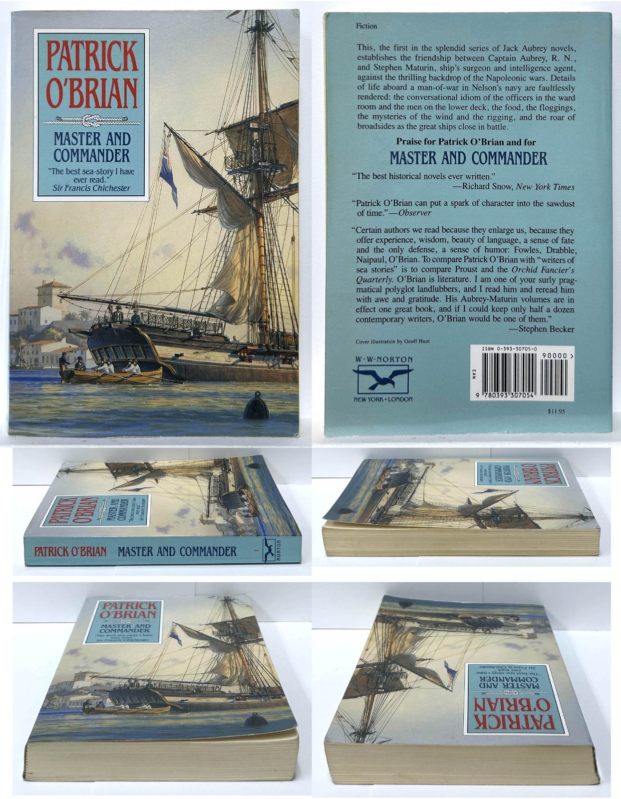 Complete Set of 20 AUBREY/MATURIN MASTER & COMMANDER by Patrick O’Brian tpb