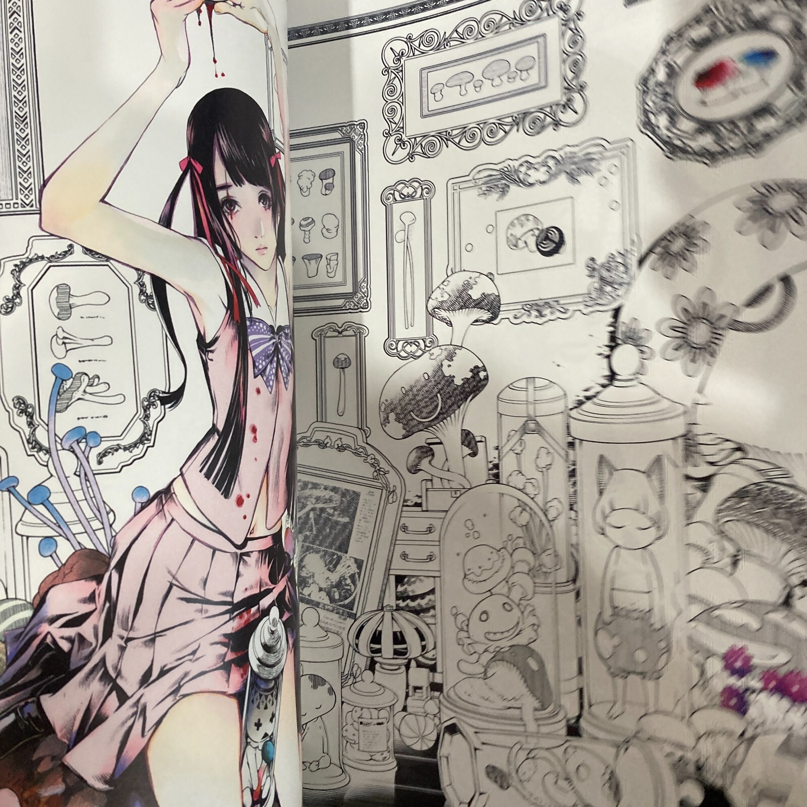 Ito Ogure Art Book & Blast Oh great! Illustration