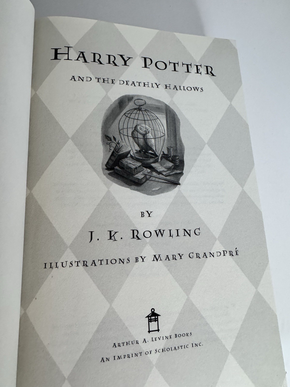 Harry Potter -the DEATHLY HALLOWS First Print Edition Hardcover – Error 759