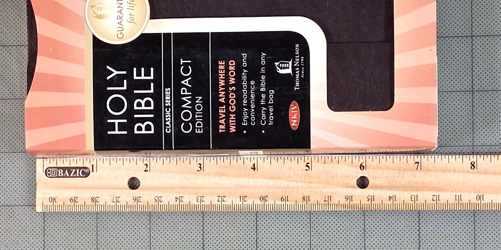 NKJV Holy Bible Compact Edition Bonded Leather Burgundy by Thomas Nelson Read!