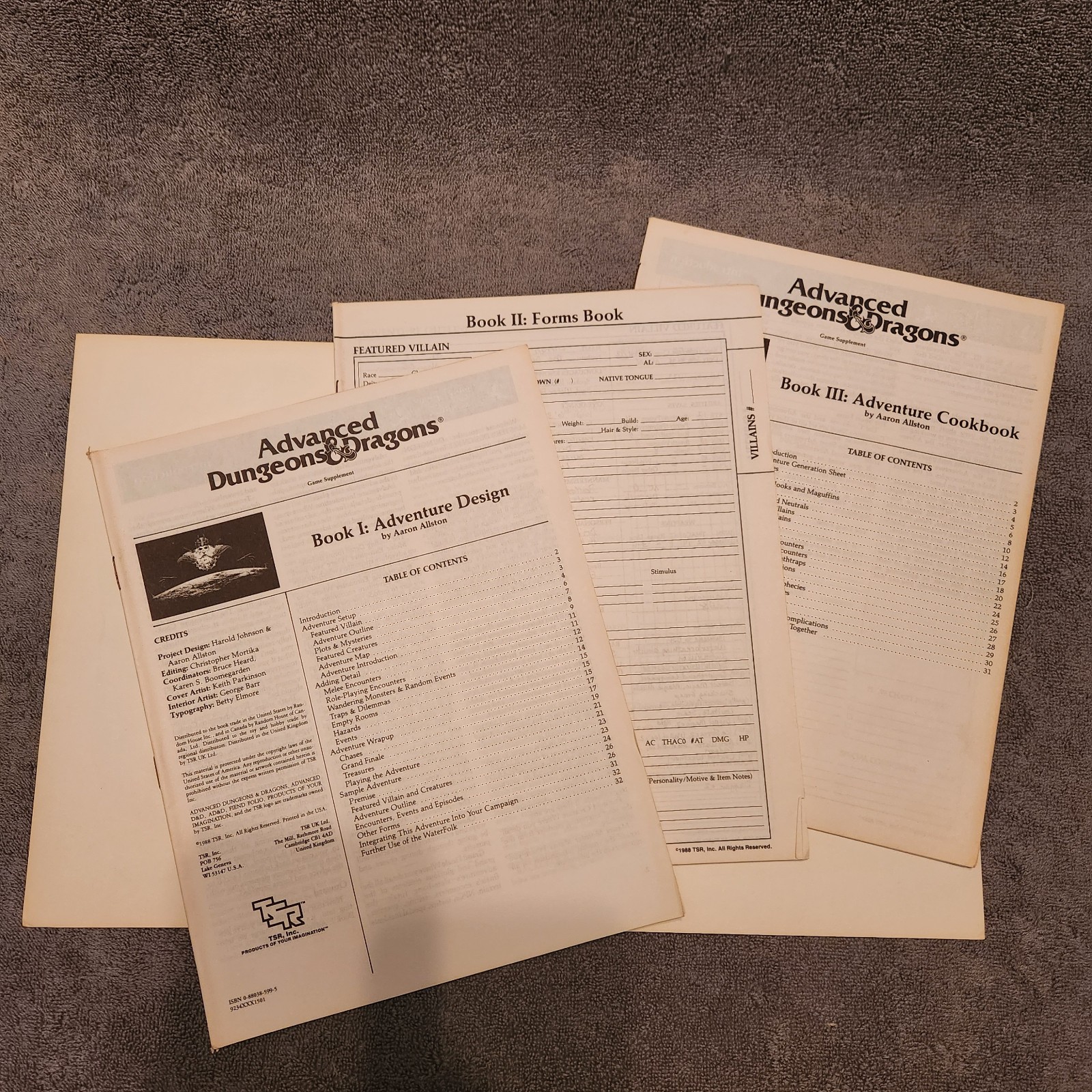 Dungeon Master’s Design Kit #9234 AD&D Advanced Dungeons and Dragons – VG