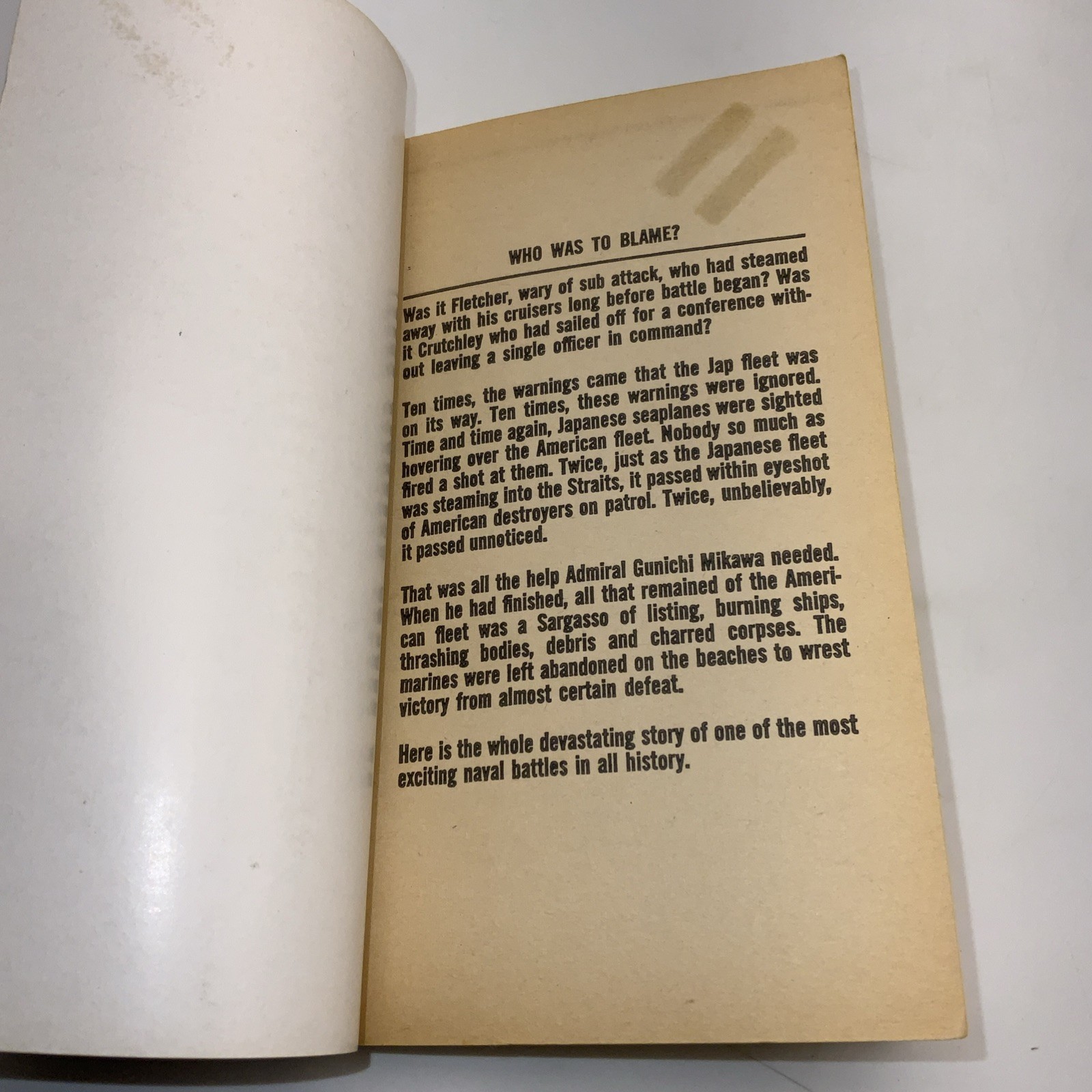 Savo ~ Richard F. Newcomb ~ 1963 1st Bantam PB