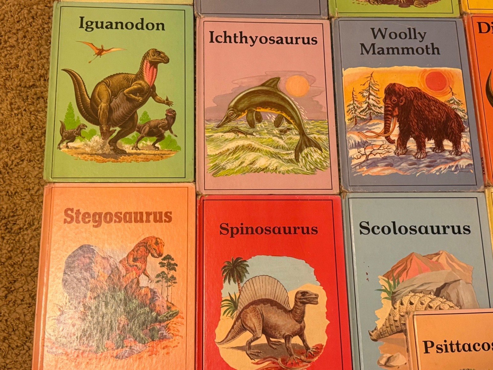 Dinosaur Library Series Lot of 25Vintage 1980s Hardcover Books Rourke VGC READ