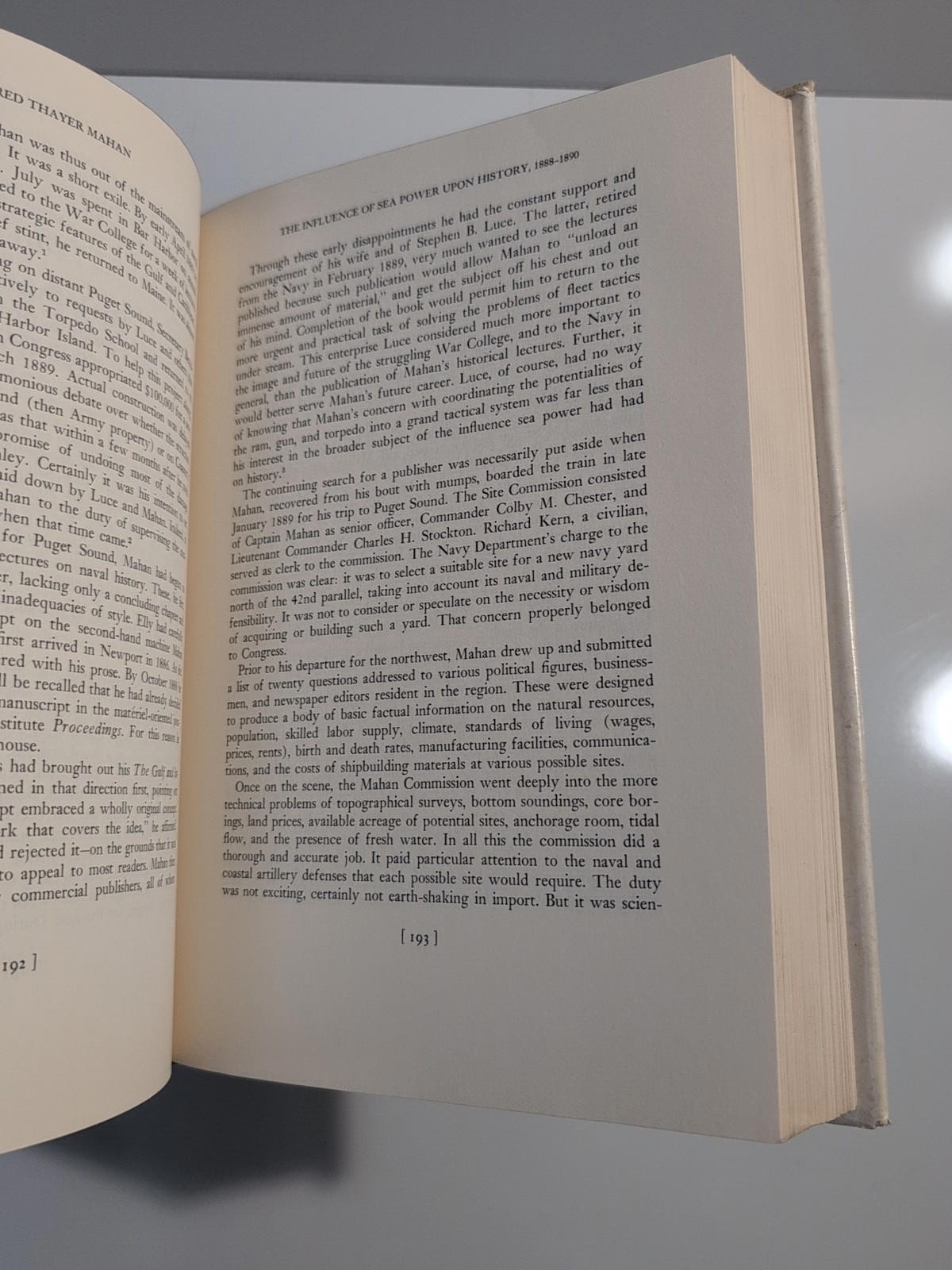 Alfred Thayer Mahan : The Man and His Letters Hardcover Robert Se VG+