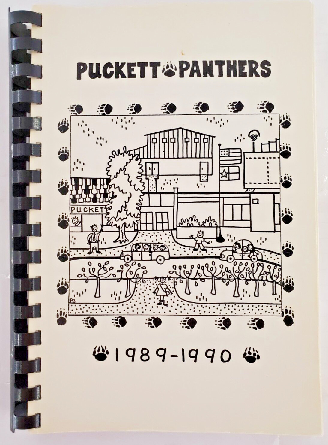 Puckett Panthers 1989-1990 Cookbook Elementary School Recipes Amarillo Tx