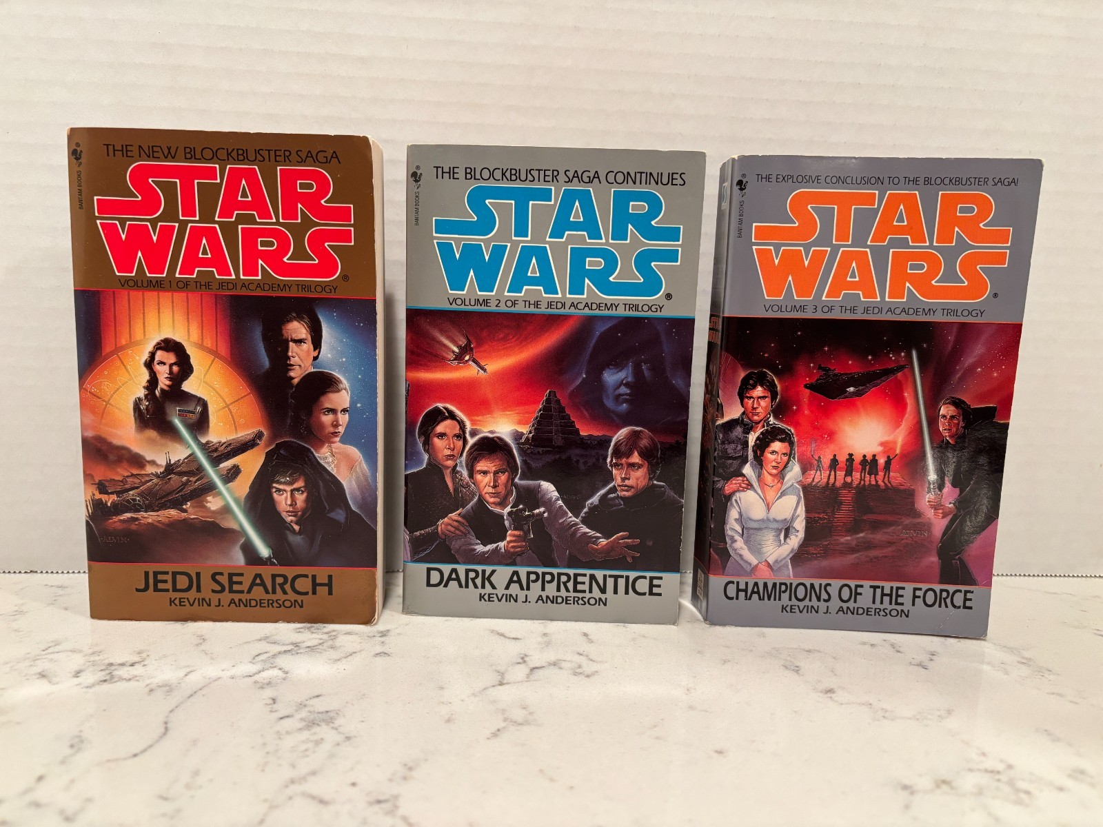 Star Wars The Jedi Academy Trilogy 1-3 Jedi Search Dark Apprentice Champions