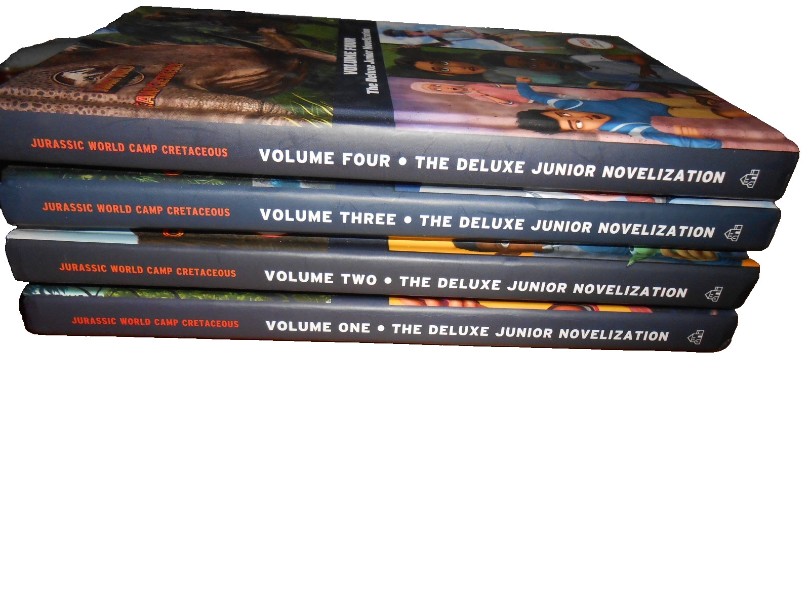 Steve Behling JURASSIC WORLD: Camp Cretaceous Deluxe Jr Novelization #1-4-HC LN