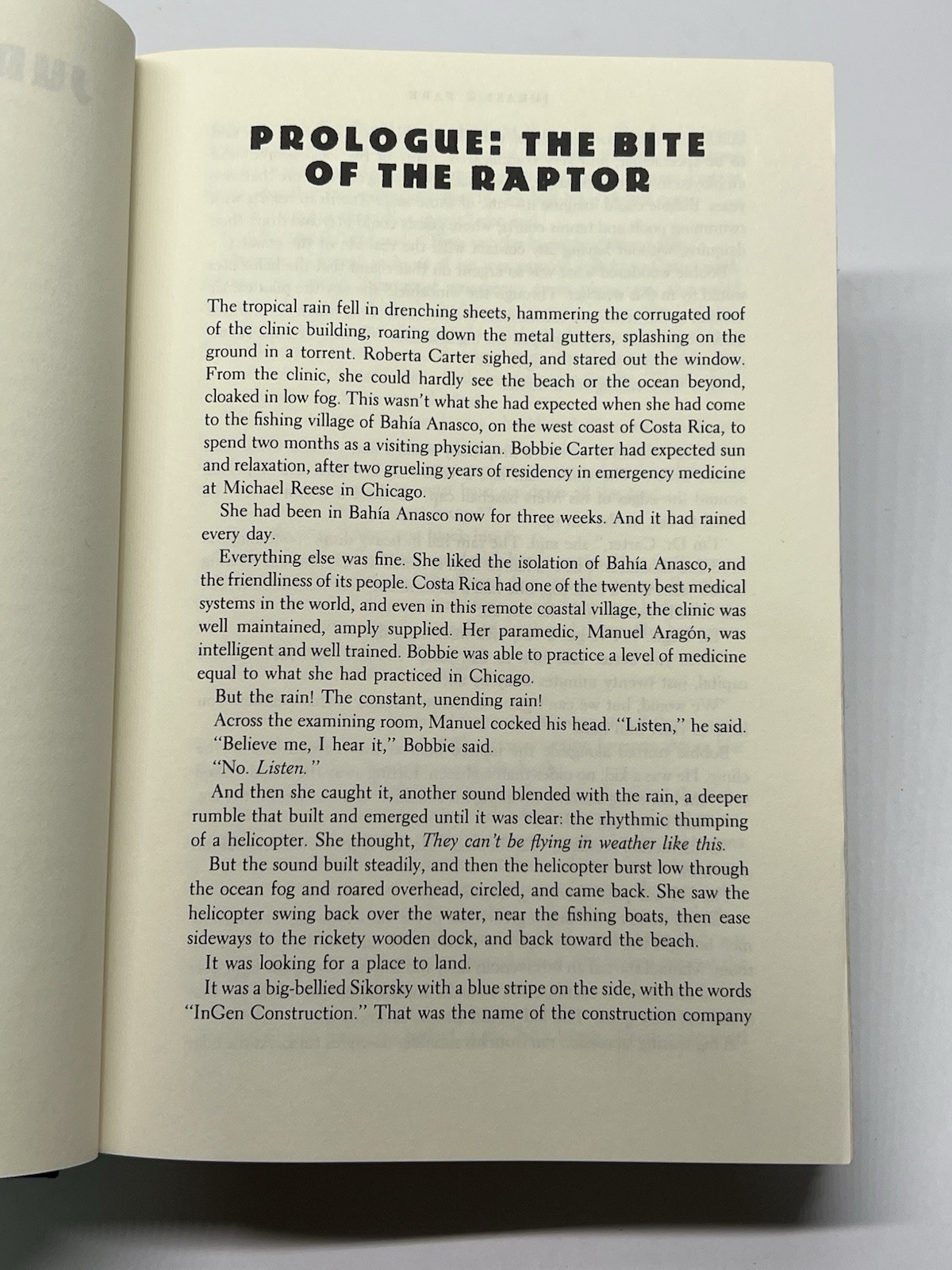 RARE! Jurassic Park by Michael Crichton • 1990 First Trade Edition 1st Print HC