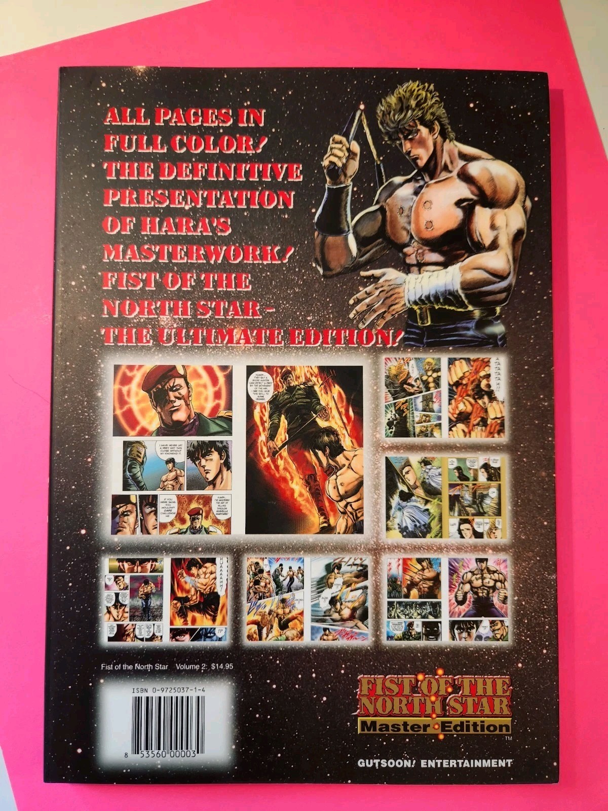 FOTNS Vol 2 Raijin Fist of the North Star Master Edition 2003 Buronson 1st print