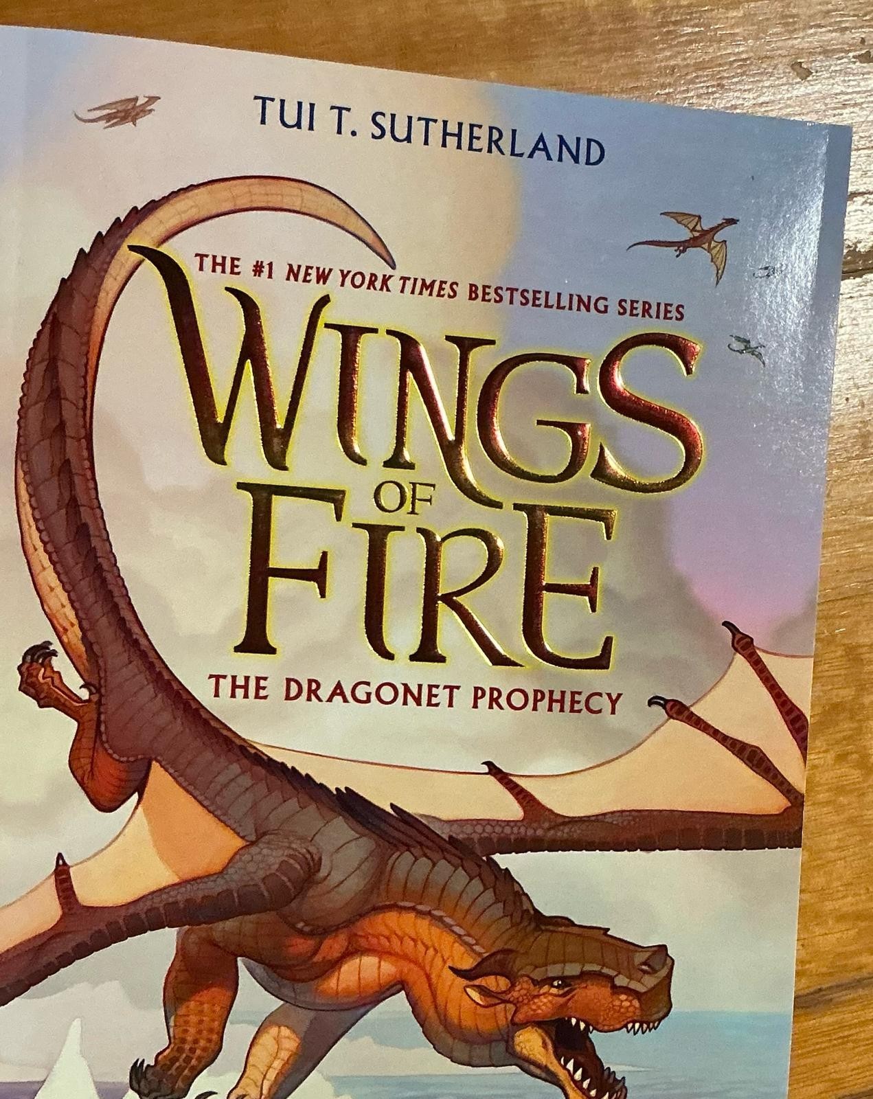 SIGNED Wings of Fire The Dragonet Prophecy Book 1 Paperback By Tui T. Sutherland